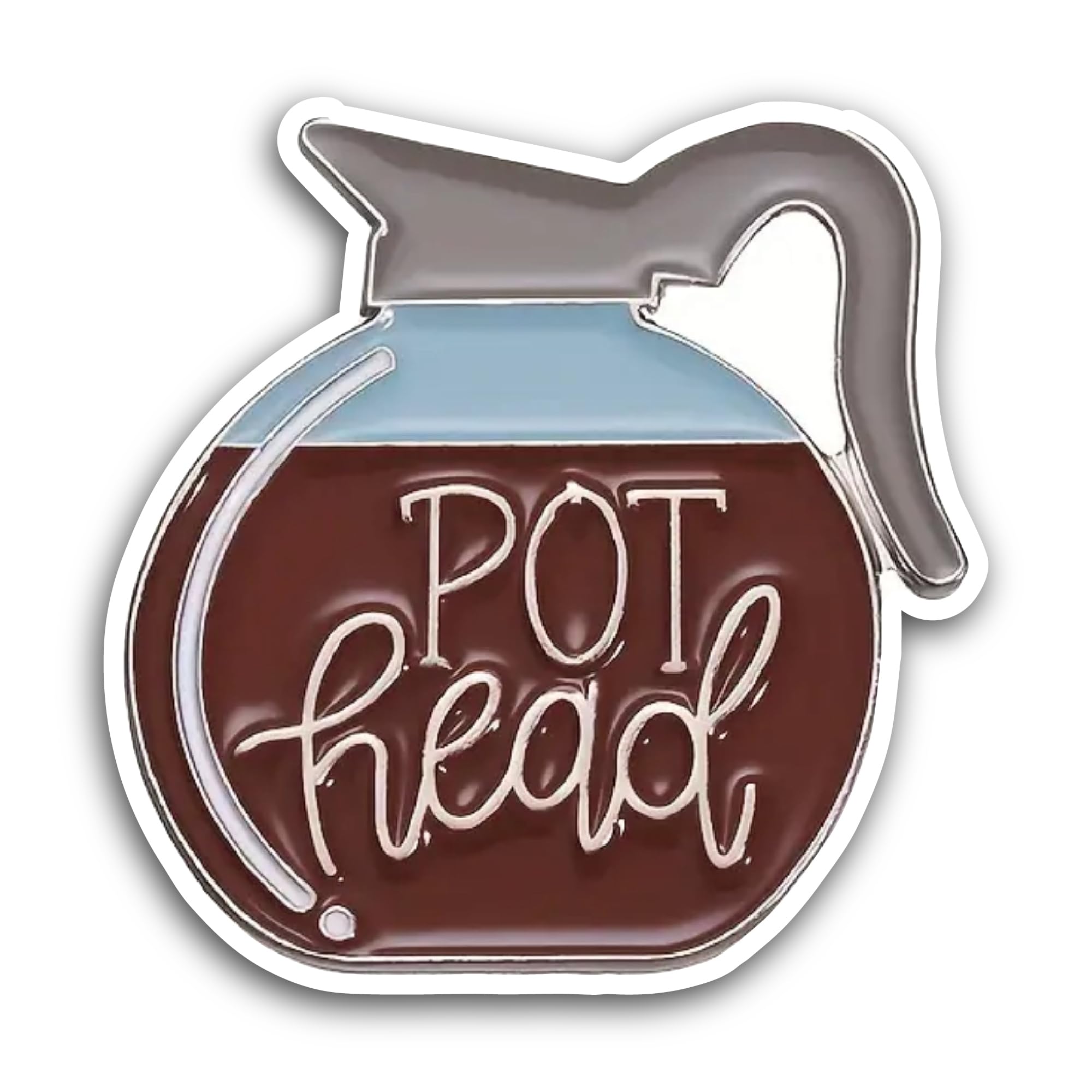2 (Pieces) 3" and 5" Pot Head Sticker, Waterproof Vinyl Decals for Many Purpose Like Cars, Trucks, L