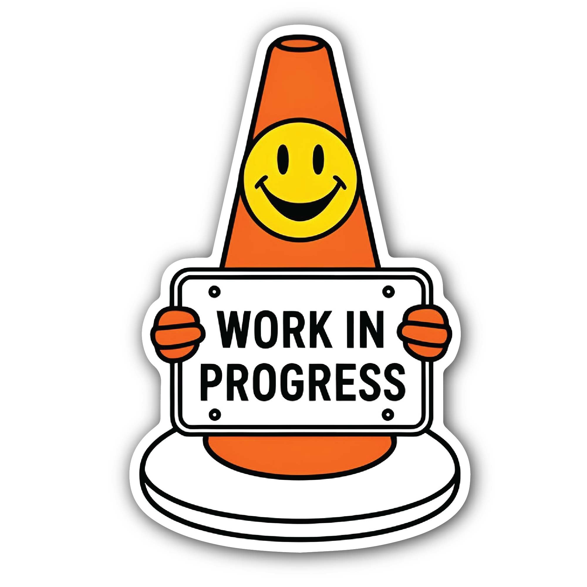 Creativity Message Sticker - 5" Vinyl Sticker Waterproof