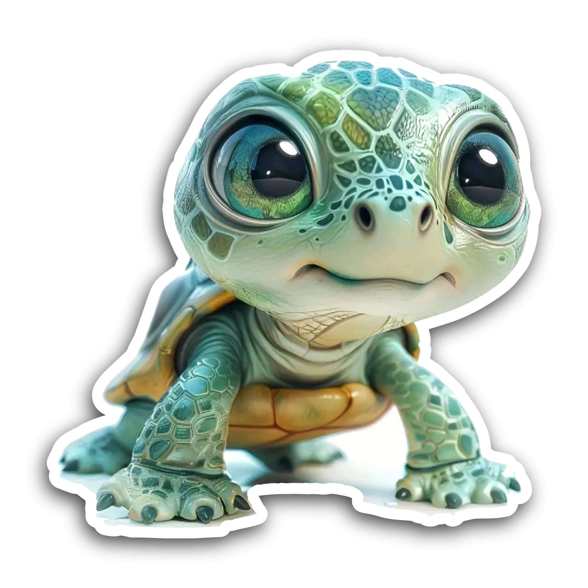 2 (Pieces) 3" and 5" Jungle King Sticker, Waterproof Vinyl Decals for Many Purpose Like Cars, Trucks