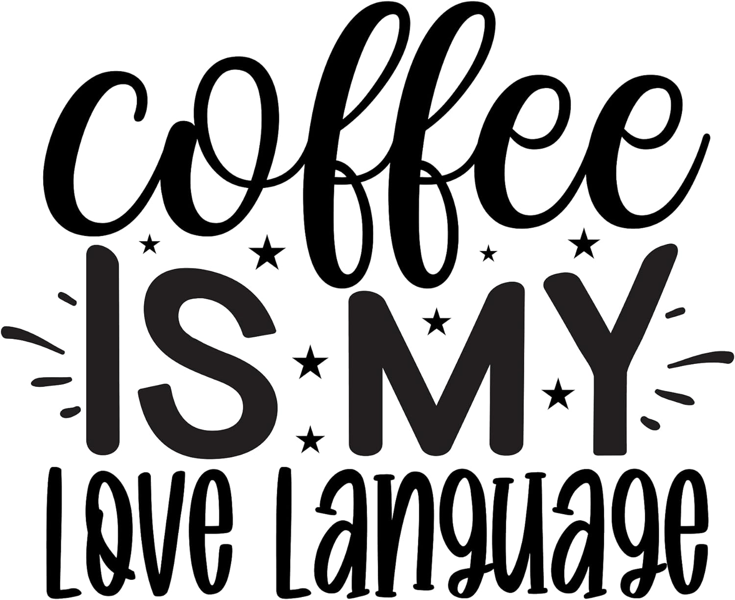 Inspirational Quote "Coffee is My Soulmate" Motivational Sticker Vinyl Decal Motivation Stickers- 5" Vinyl Sticker Waterproof