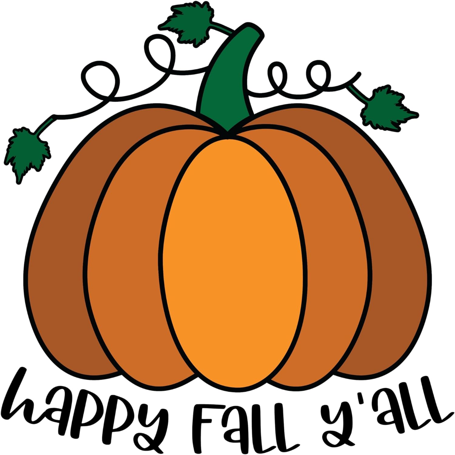 Inspirational Quote Happy Fall Y'all Amazing Gift Motivational Sticker Vinyl Decal Motivation Stickers- 5" Vinyl Sticker Waterproof