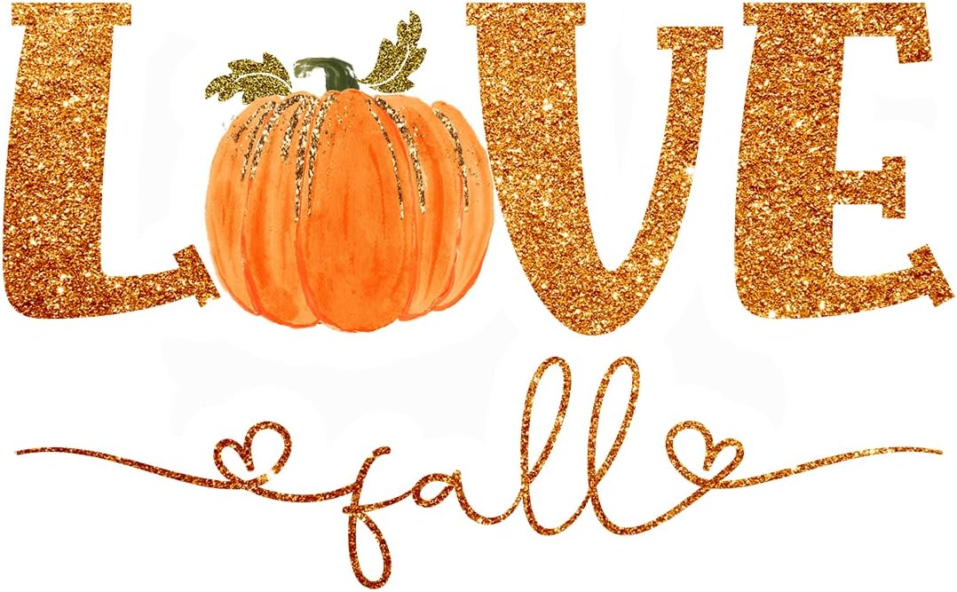 Inspirational Quote Pumpkin Love Fall Motivational Sticker Vinyl Decal Motivation Stickers- 5" Vinyl Sticker Waterproof