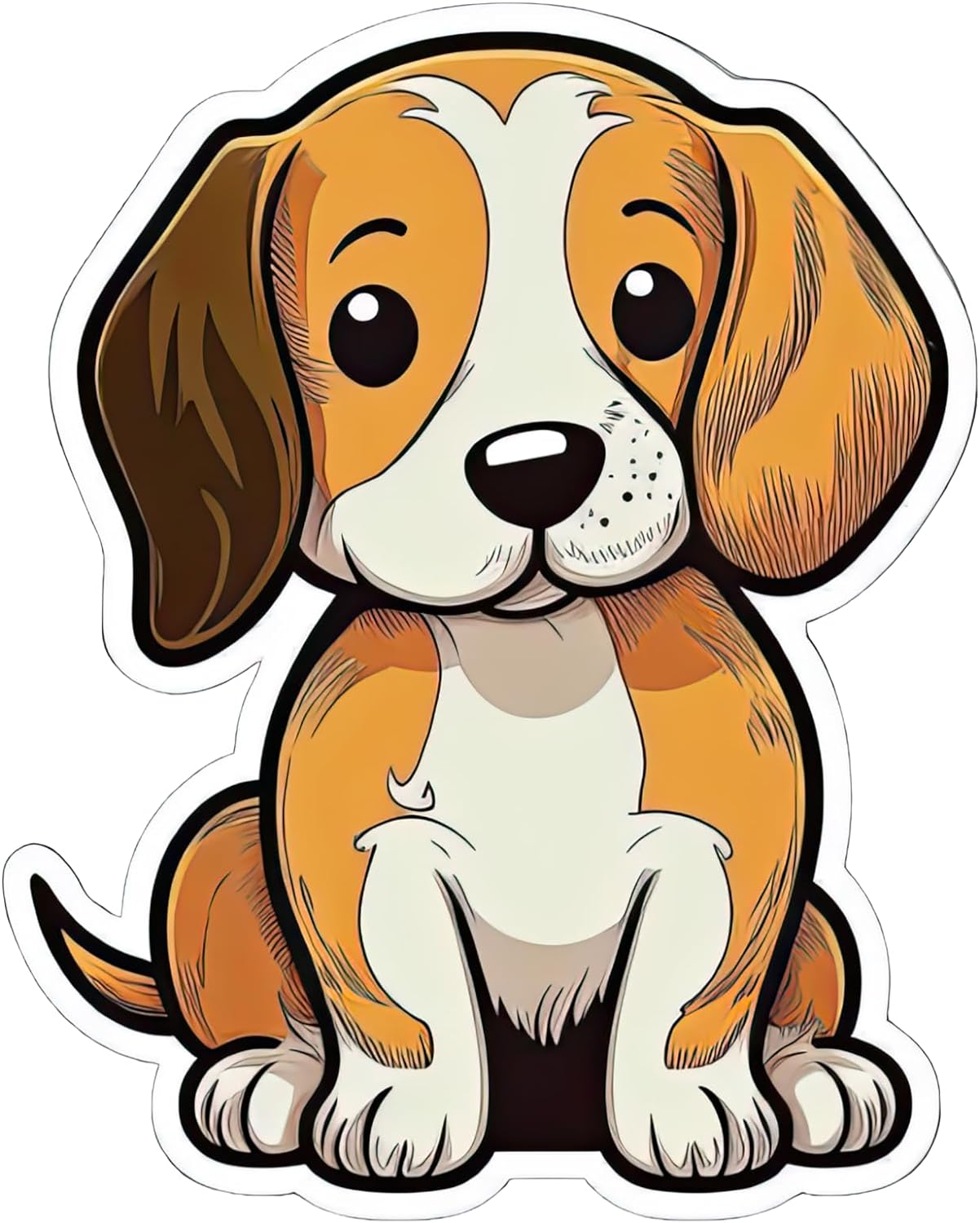 Inspirational Quote "Beautiful Dog" Motivational Sticker Vinyl Decal Motivation Stickers- 5" Vinyl Sticker Waterproof