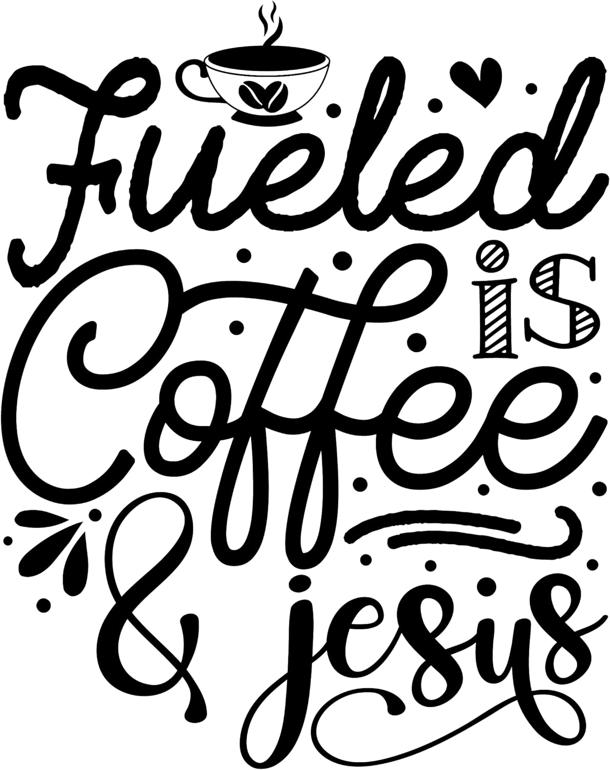 Inspirational Quote "Iced Coffee & Sunshine" Motivational Sticker Vinyl Decal Motivation Stickers- 5" Vinyl Sticker Waterproof