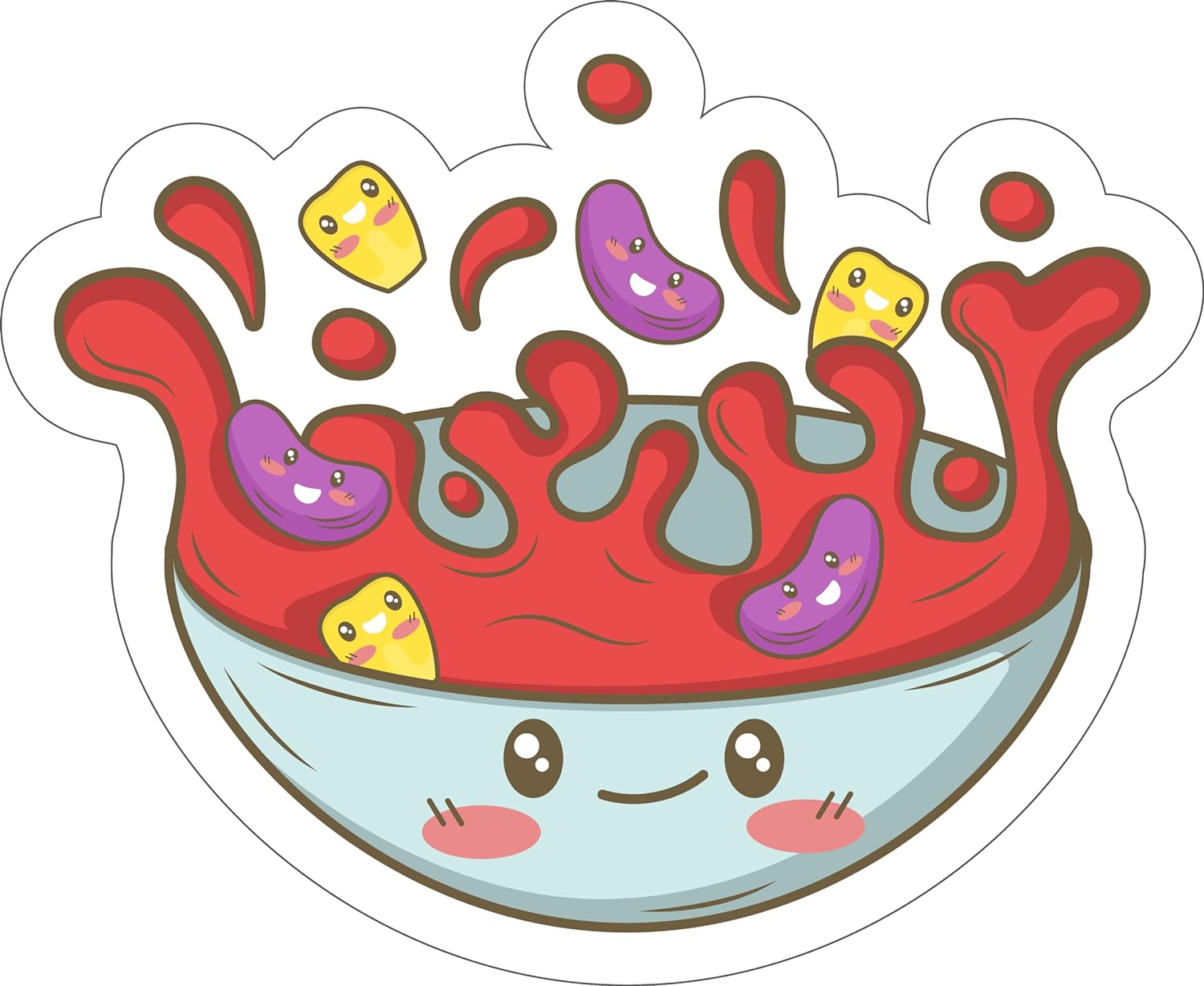 Inspirational Quote Drawing Cartoon Smiley Motivational Sticker Vinyl Decal Motivation Stickers- 5" Vinyl Sticker Waterproof