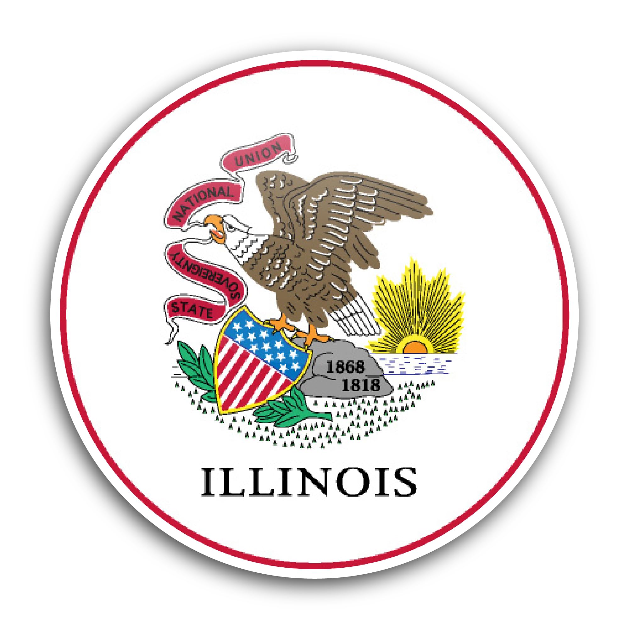 2 (Pieces) 3" and 5" Salamanca Sticker, Waterproof Vinyl Decals for Many Purpose Like Cars, Trucks,