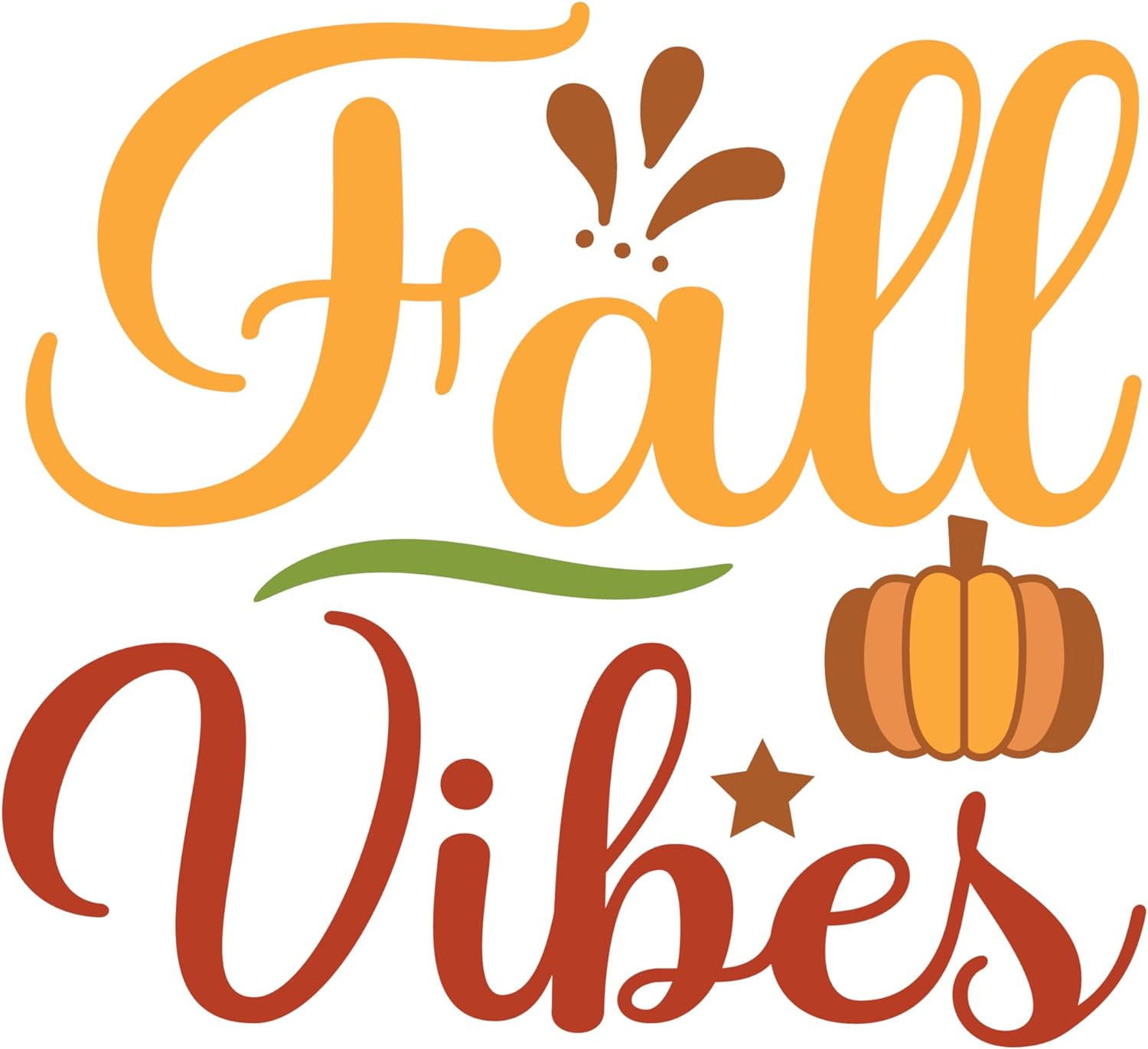 Inspirational Quote Fall Vibes Motivational Sticker Vinyl Decal Motivation Stickers- 5" Vinyl Sticker Waterproof