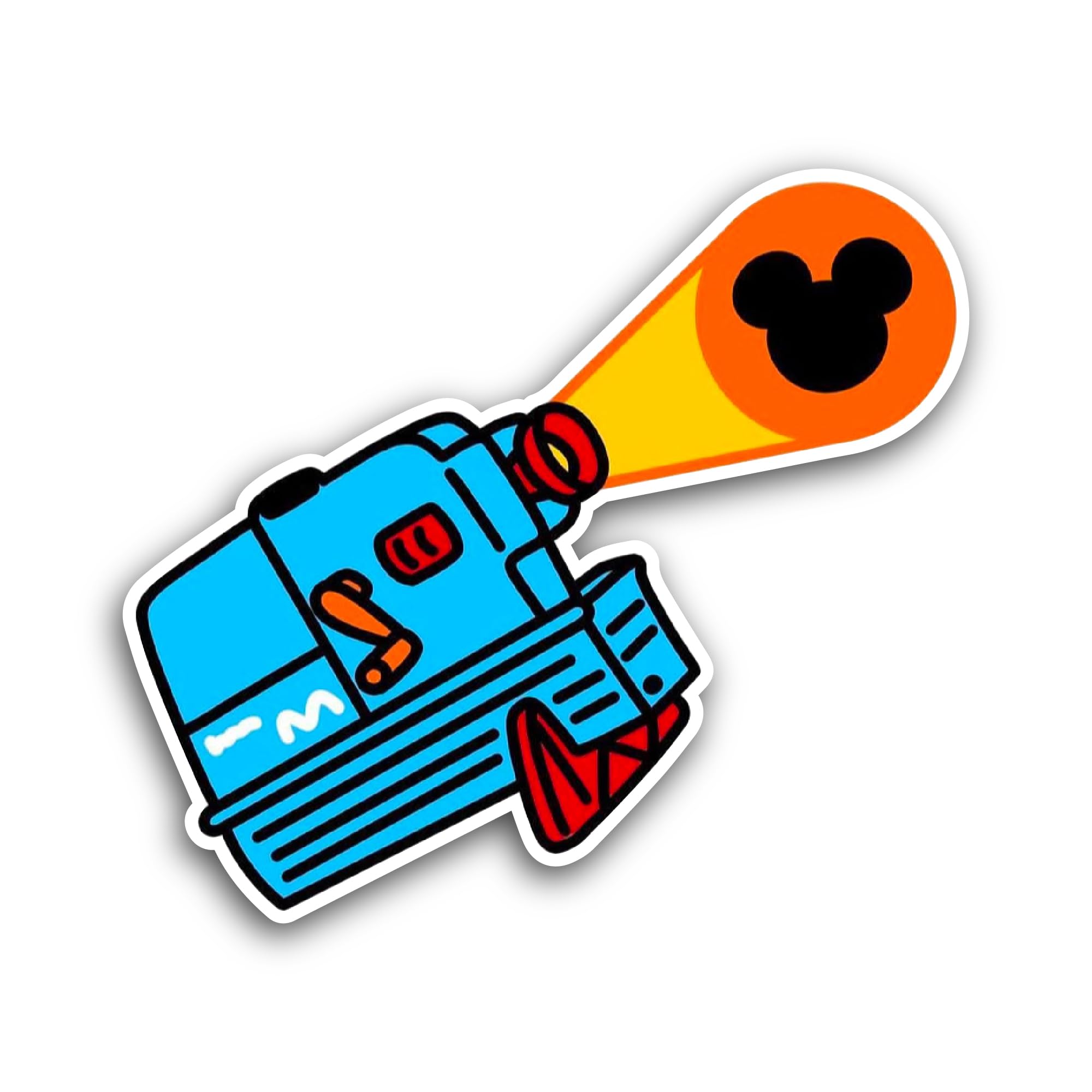 2 (Pieces) 3" and 5" Time for The Show Sticker, Waterproof Vinyl Decals for Many Purpose Like Cars,