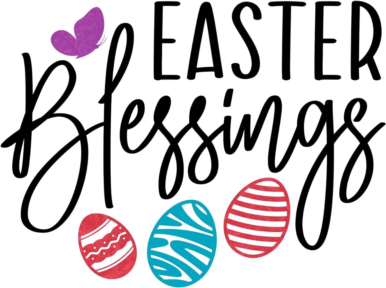 Inspirational Quote "Easter Blessings" Motivational Sticker Vinyl Decal Motivation Stickers- 5" Vinyl Sticker Waterproof