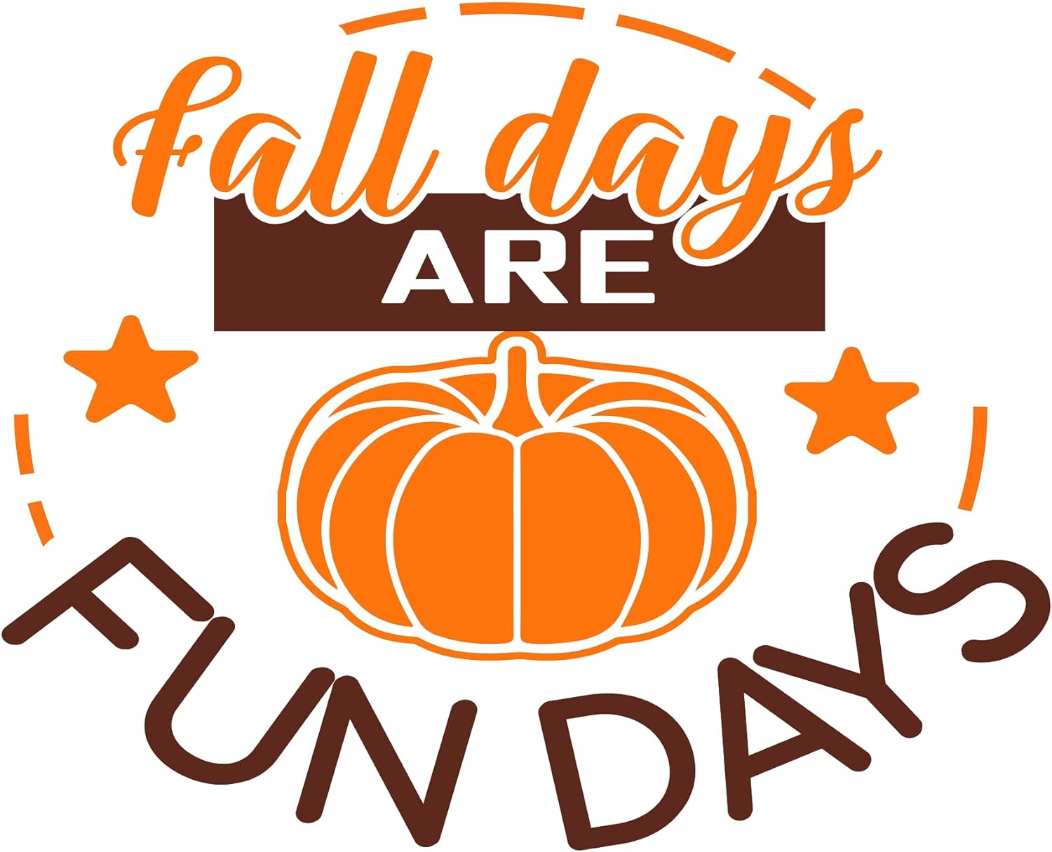 Inspirational Quote Fall Days Are Fun Days Motivational Sticker Vinyl Decal Motivation Stickers- 5" Vinyl Sticker Waterproof