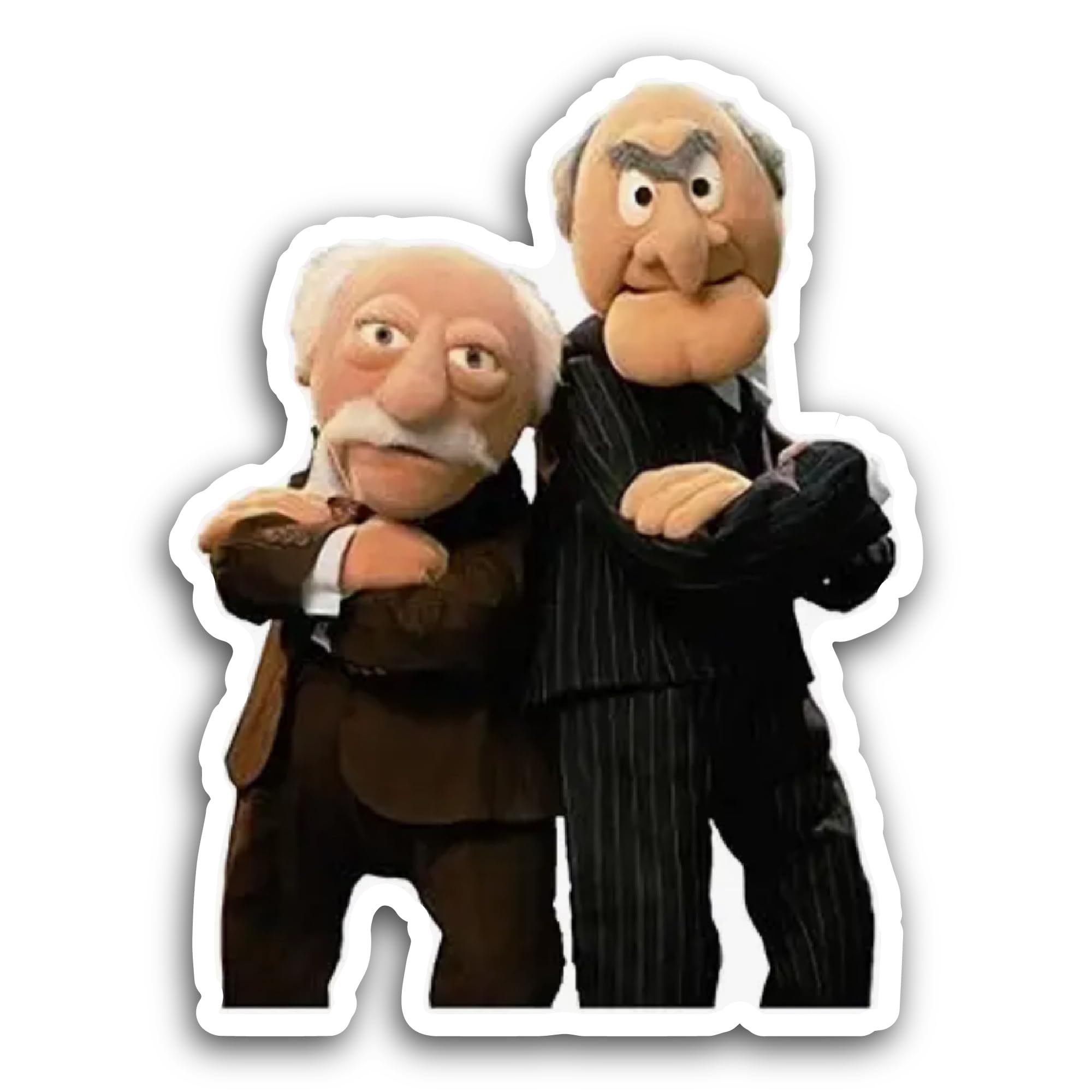 2 (Pieces) 3" and 5" Muppets Characters Sticker, Waterproof Vinyl Decals for Many Purpose Like Cars,