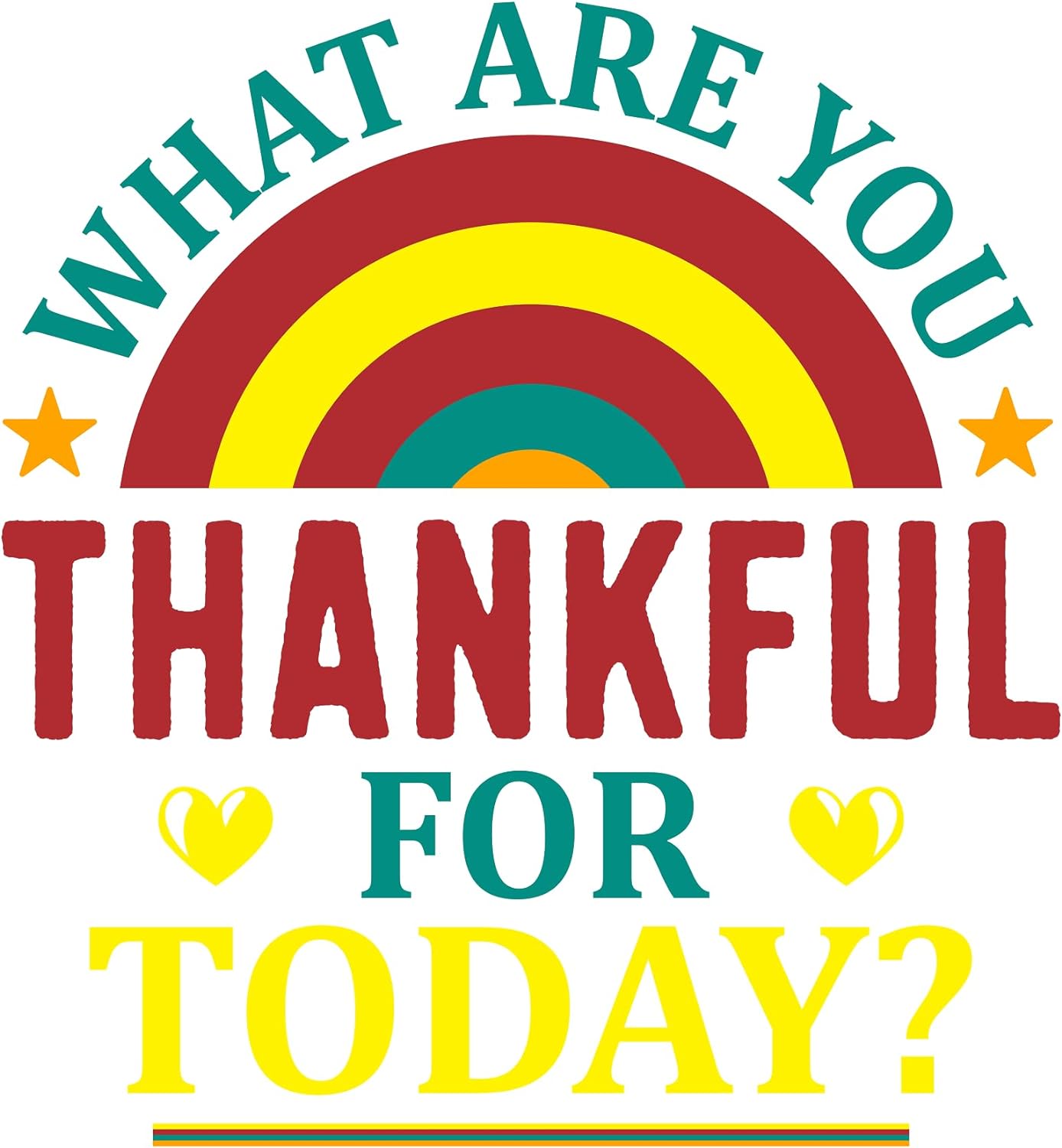 Inspirational Quote Thankful For Today What Are You Motivational Sticker Vinyl Decal Motivation Stickers- 5" Vinyl Sticker Waterproof