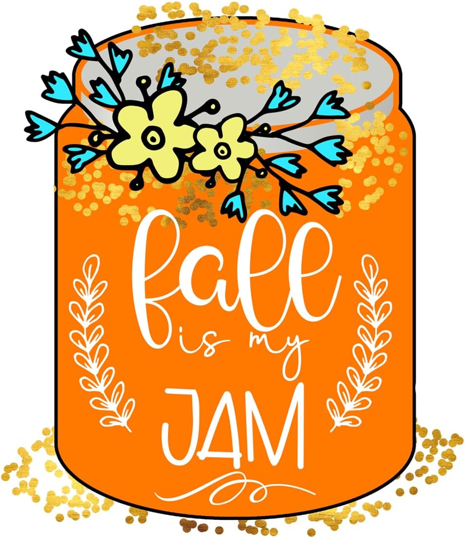 Inspirational Quote Fall Is My Jame Motivational Sticker Vinyl Decal Motivation Stickers- 5" Vinyl Sticker Waterproof