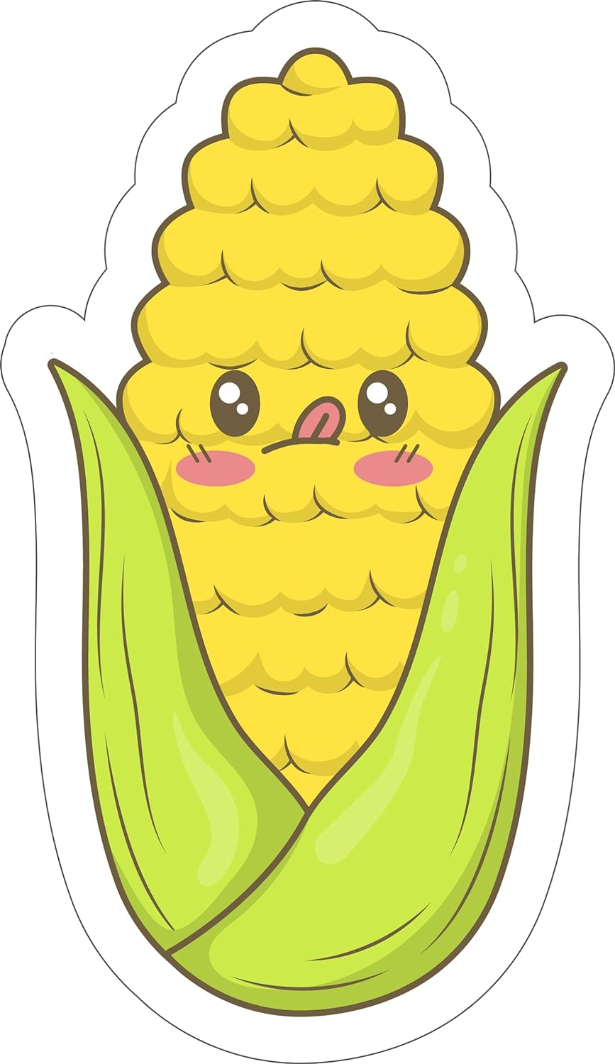 Inspirational Quote Happy Corn Sticker Motivational Sticker Vinyl Decal Motivation Stickers- 5" Vinyl Sticker Waterproof