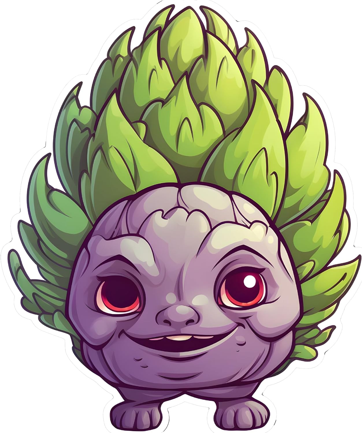 Inspirational Quote Artichokes Vector Motivational Sticker Vinyl Decal Motivation Stickers- 5" Vinyl Sticker Waterproof