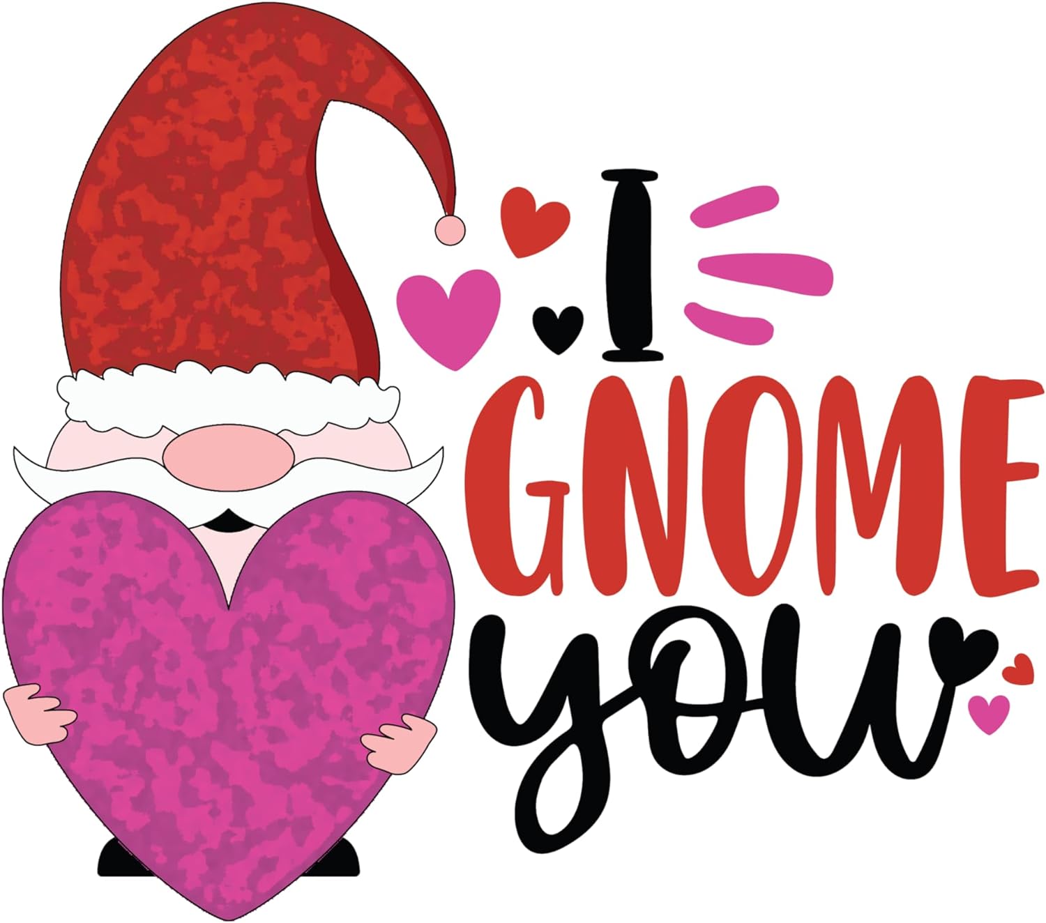 Inspirational Quote I Gnome You Great Gift Motivational Sticker Vinyl Decal Motivation Stickers- 5" Vinyl Sticker Waterproof