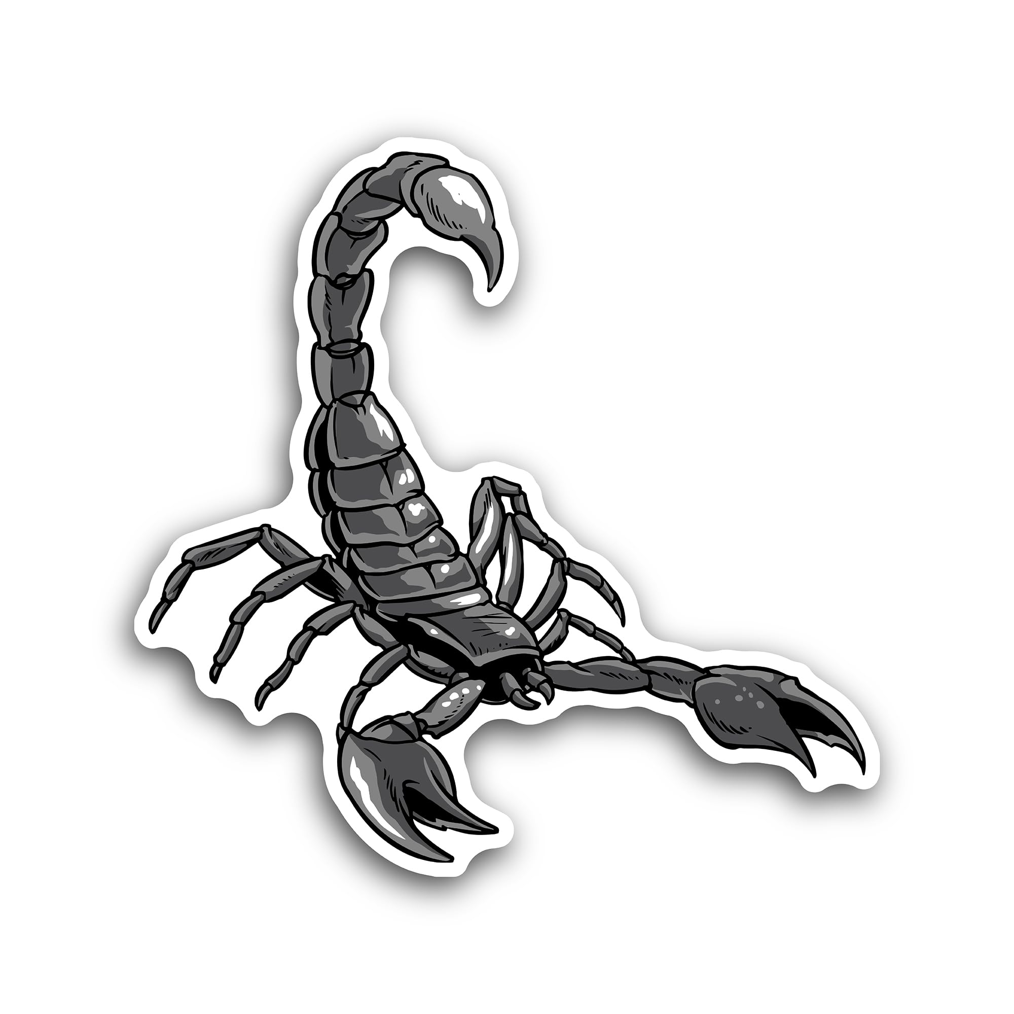 2 (Pieces) 3" and 5" Scorpio Decal Sticker, Waterproof Vinyl Decals for Many Purpose Like Cars, Truc