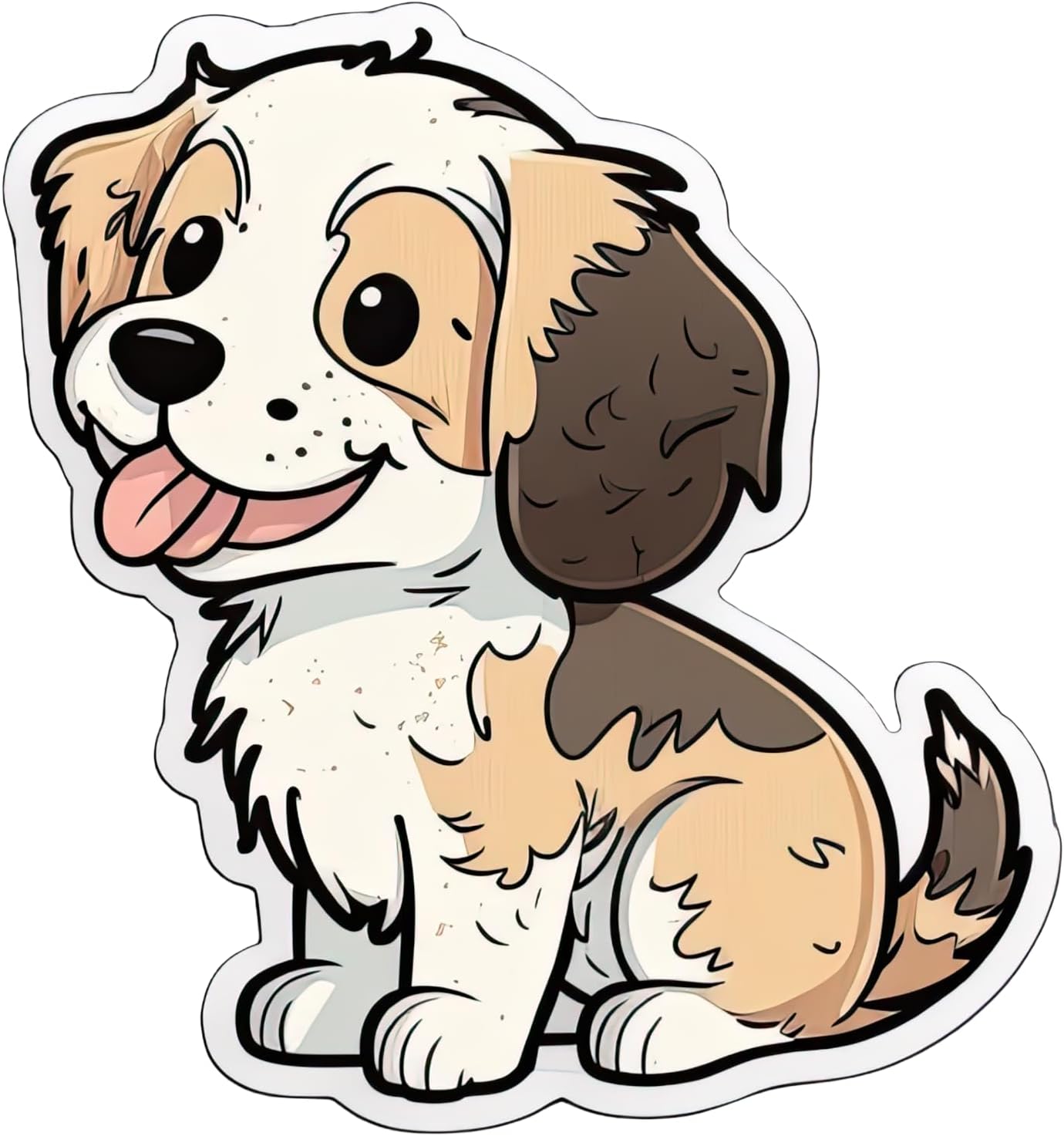 Inspirational Quote "Cute Dog" Motivational Sticker Vinyl Decal Motivation Stickers- 5" Vinyl Sticker Waterproof
