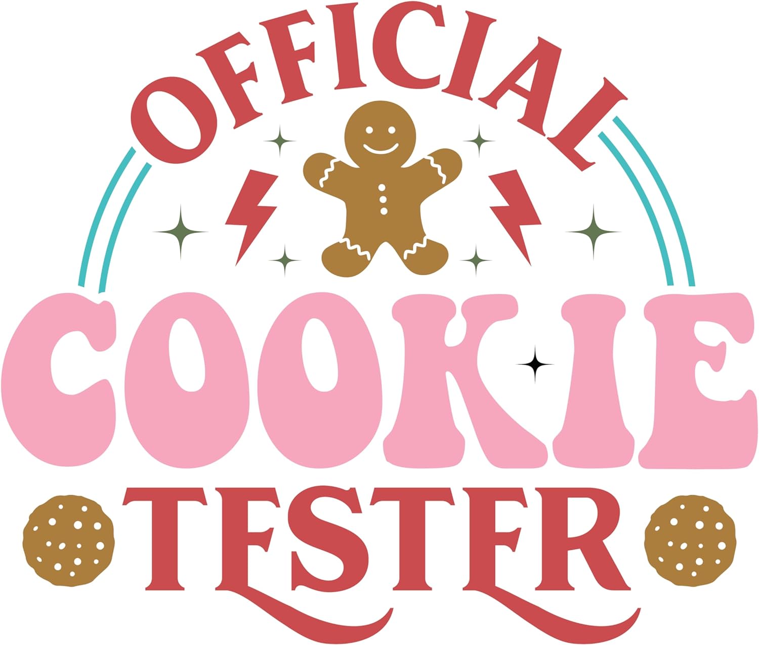 Inspirational Quote Official Cookie Tester Motivational Sticker Vinyl Decal Motivation Stickers- 5" Vinyl Sticker Waterproof