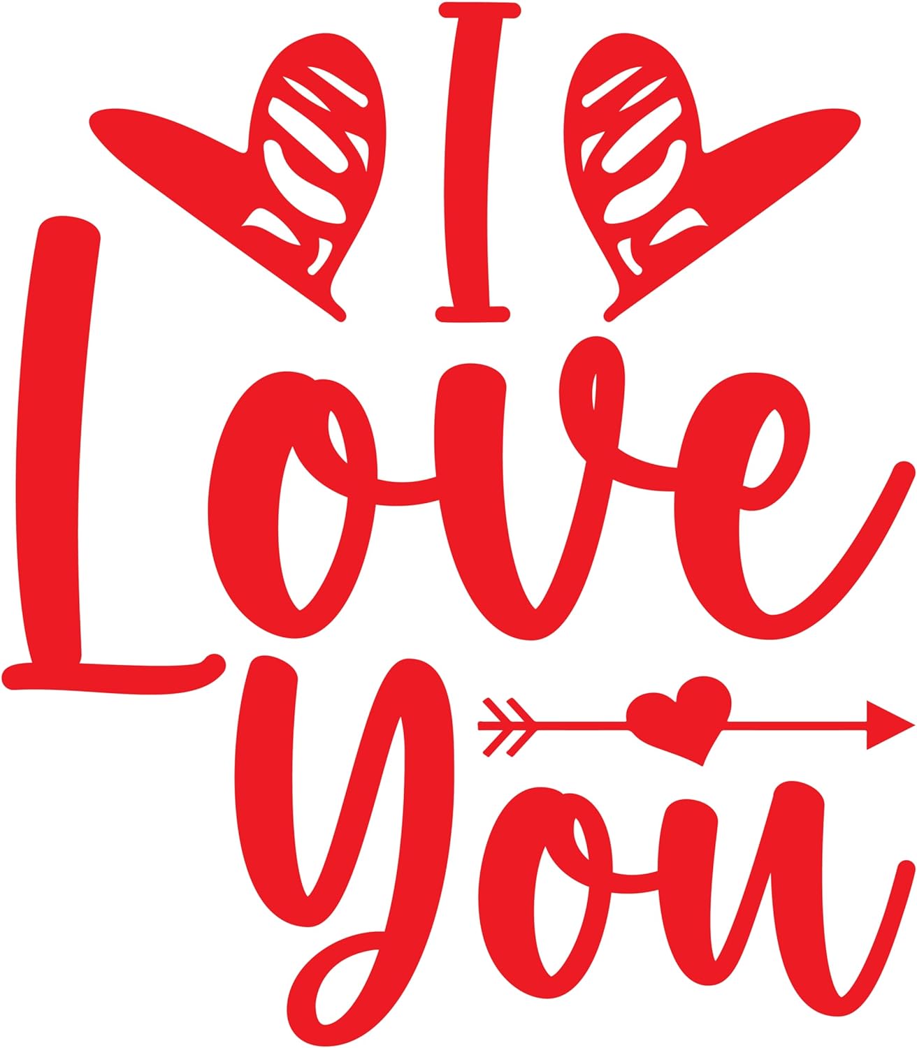 Inspirational Quote I Love You - Great Gift - Motivational Sticker Vinyl Decal Motivation Stickers- 5" Vinyl Sticker Waterproof