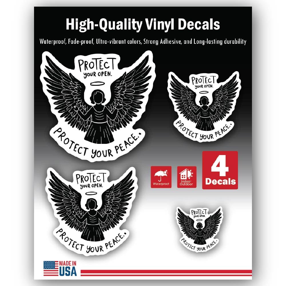 2 (Pieces) 3" and 5" Stickers n Decals Sweet - Motivational Sticker Vinyl Decal Sticker, Waterproof