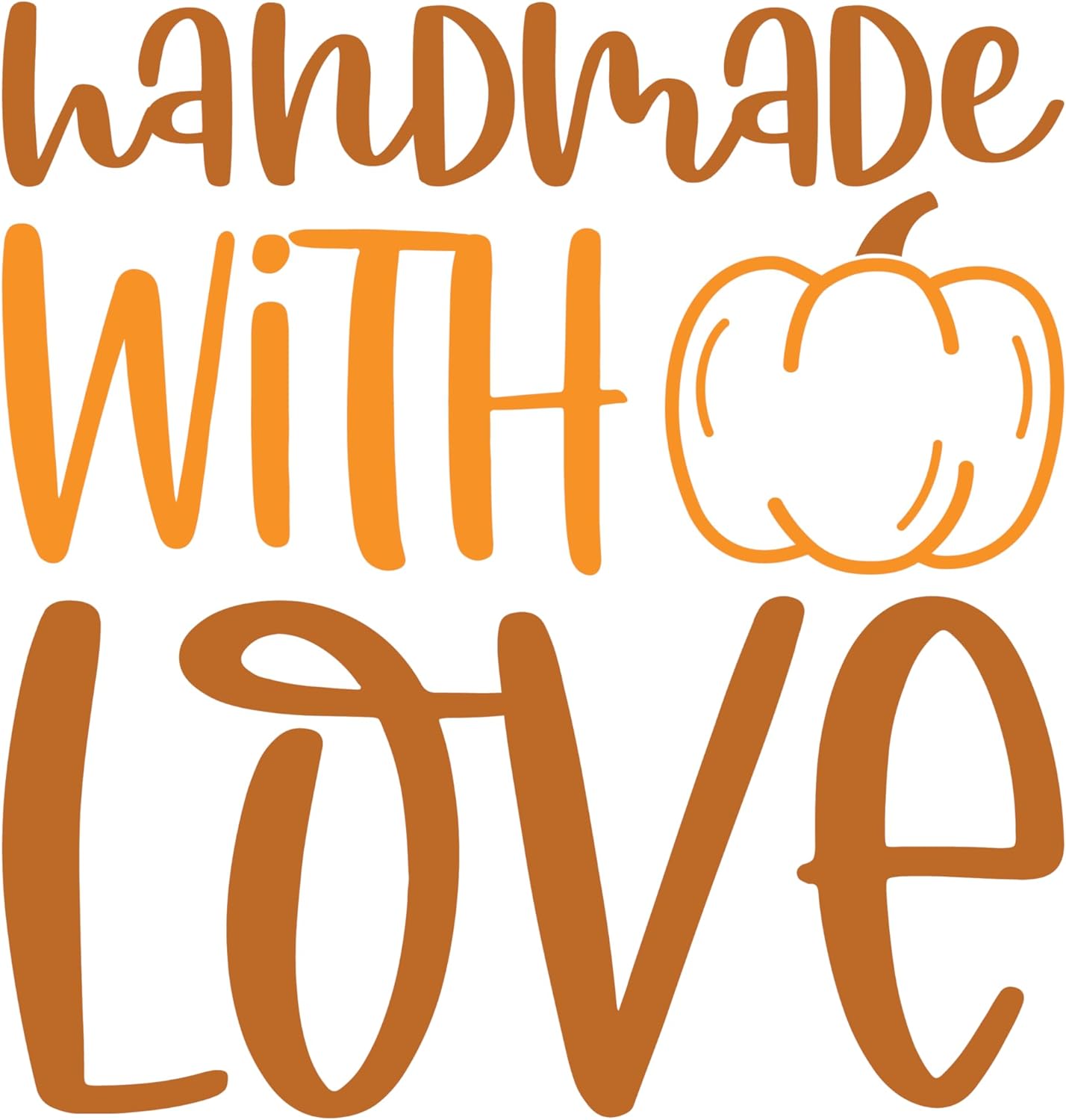 Inspirational Quote Handmade With Love Motivational Sticker Vinyl Decal Motivation Stickers- 5" Vinyl Sticker Waterproof