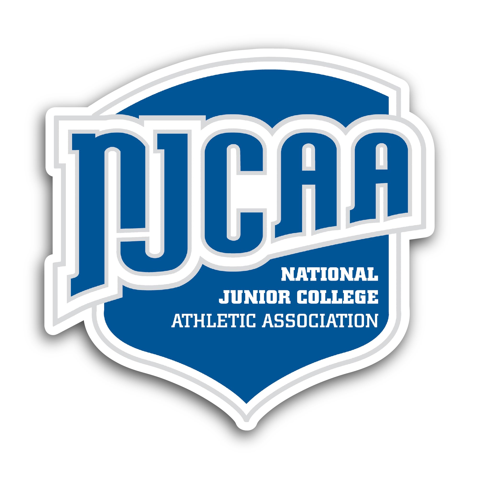 2 (Pieces) 3" and 5" NJCAA Sticker, Waterproof Vinyl Decals for Many Purpose Like Cars, Trucks, Lapt