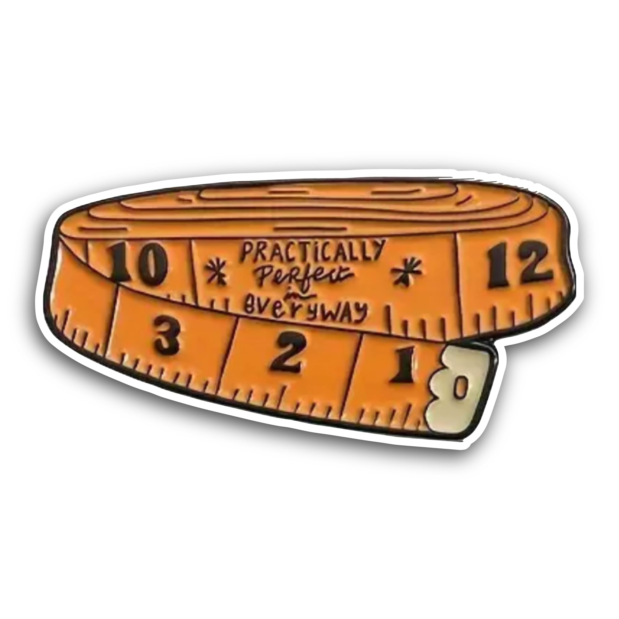 2 (Pieces) 3" and 5" Brown Tape Sticker, Waterproof Vinyl Decals for Many Purpose Like Cars, Trucks,