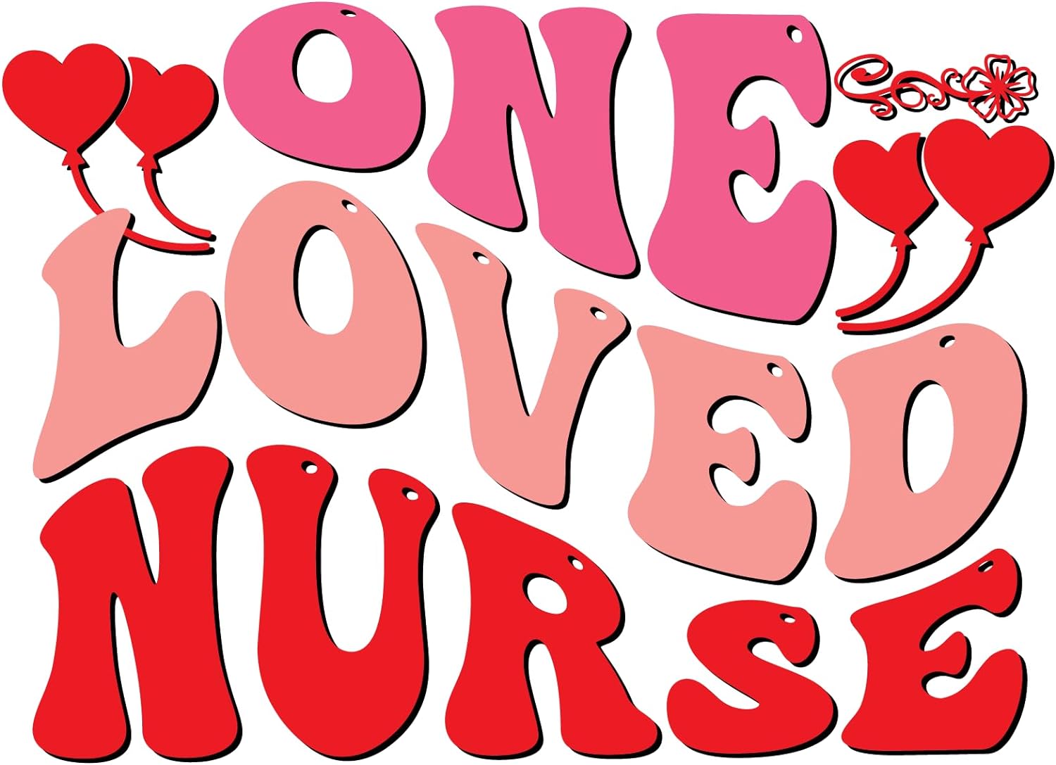 Inspirational Quote One Loved Nurse Motivational Sticker Vinyl Decal Motivation Stickers- 5" Vinyl Sticker Waterproof