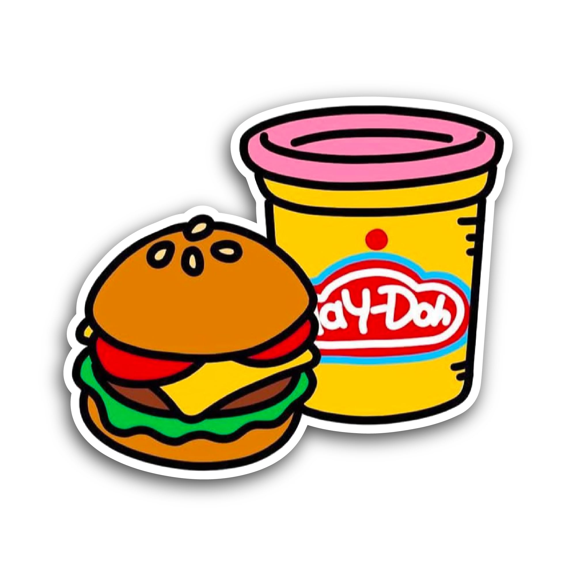 2 (Pieces) 3" and 5" Hand-Drawn Fall Season Graphic Sticker, Waterproof Vinyl Decals for Many Purpos