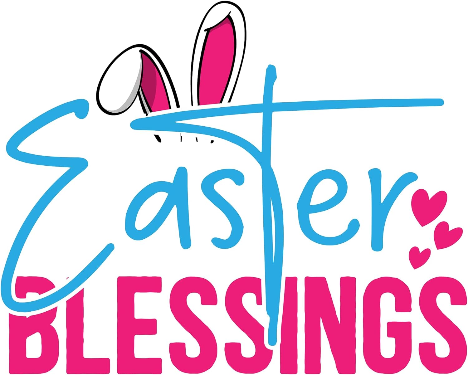 Inspirational Quote "Easter Blessings" Motivational Sticker Vinyl Decal Motivation Stickers- 5" Vinyl Sticker Waterproof