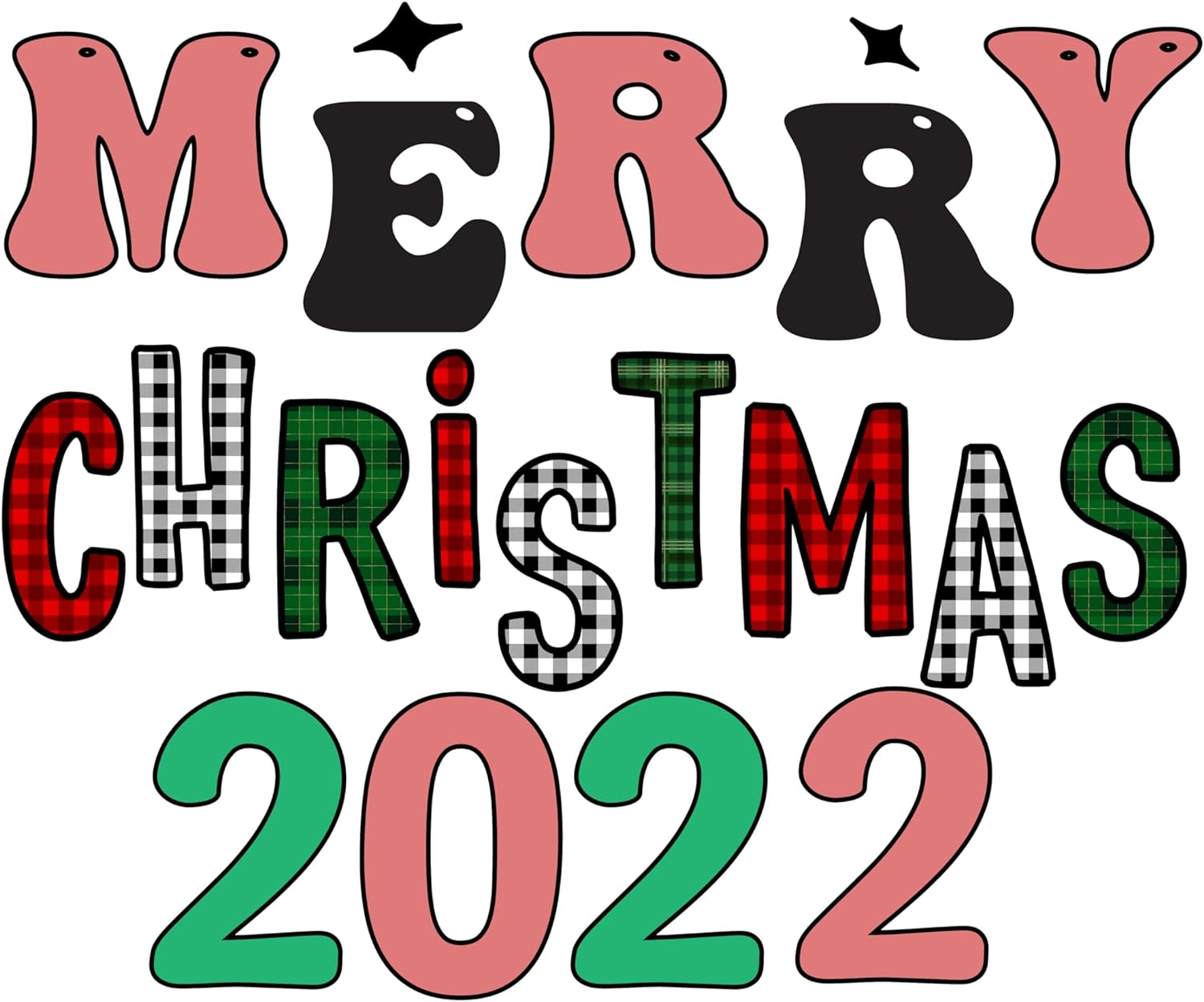 Inspirational Quote Merry Christmas 2022 Motivational Sticker Vinyl Decal Motivation Stickers- 5" Vinyl Sticker Waterproof