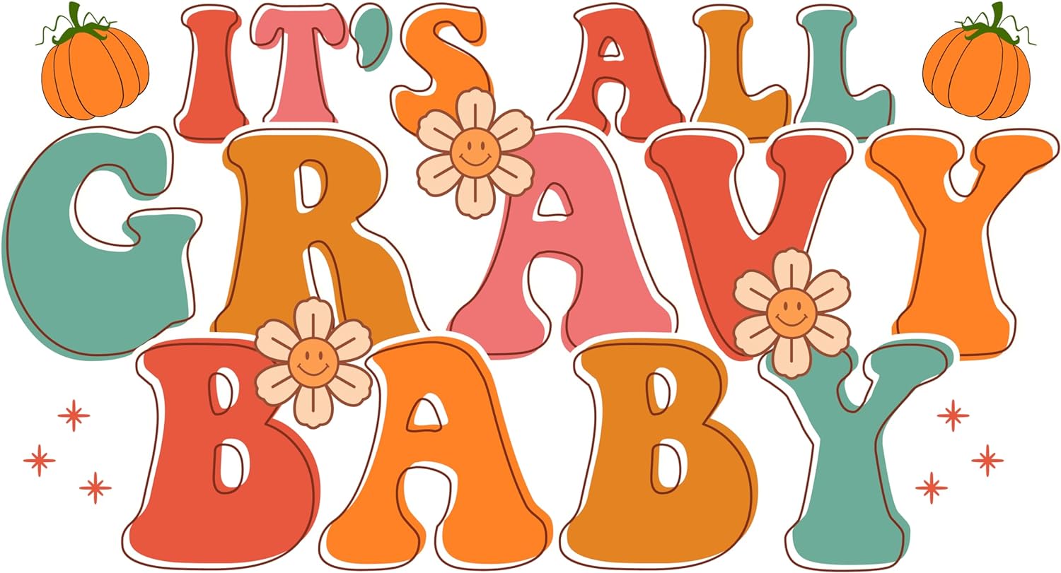 Inspirational Quote It's All Gavy Baby Motivational Sticker Vinyl Decal Motivation Stickers- 5" Vinyl Sticker Waterproof