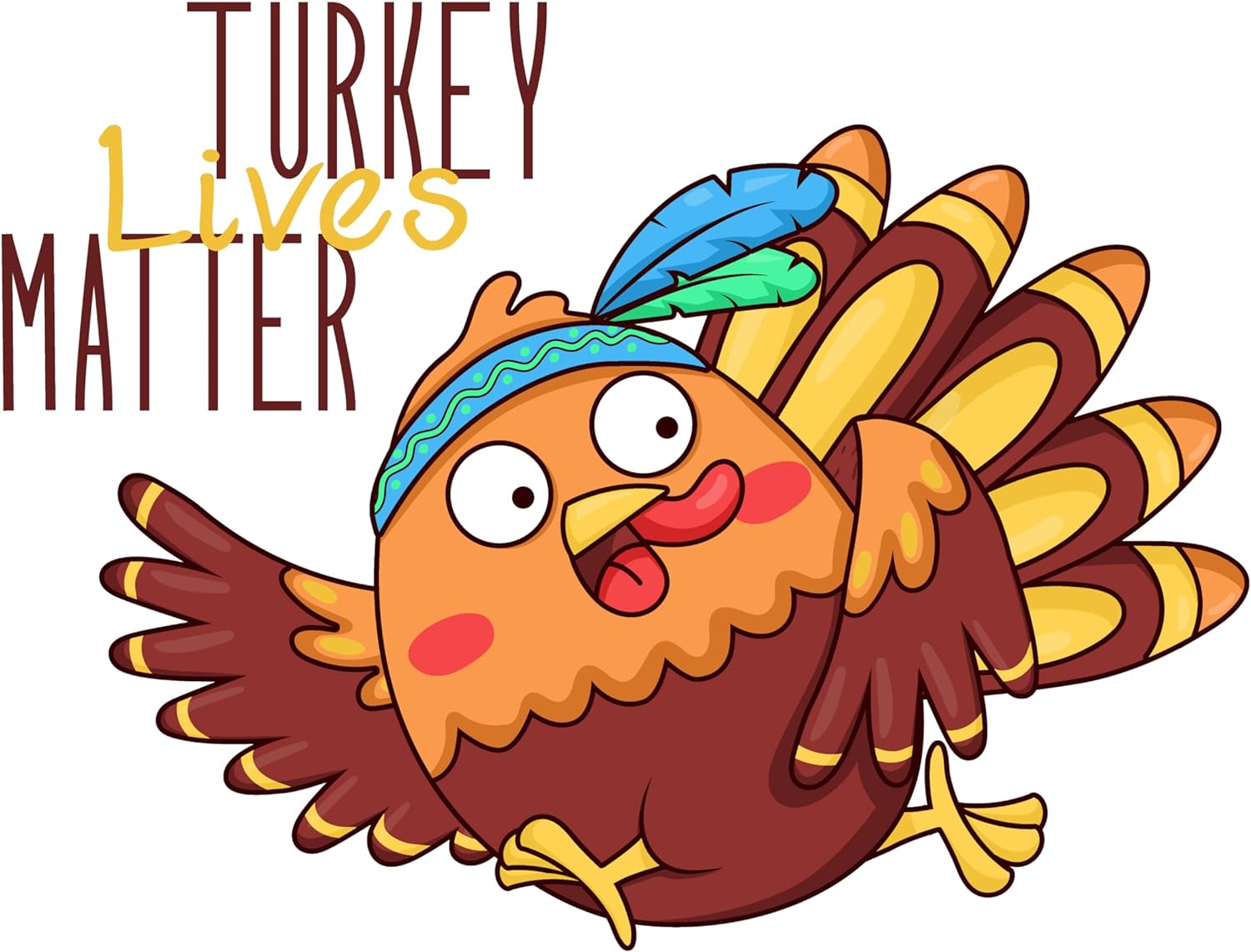 Inspirational Quote Turkey Lives Matter Motivational Sticker Vinyl Decal Motivation Stickers- 5" Vinyl Sticker Waterproof