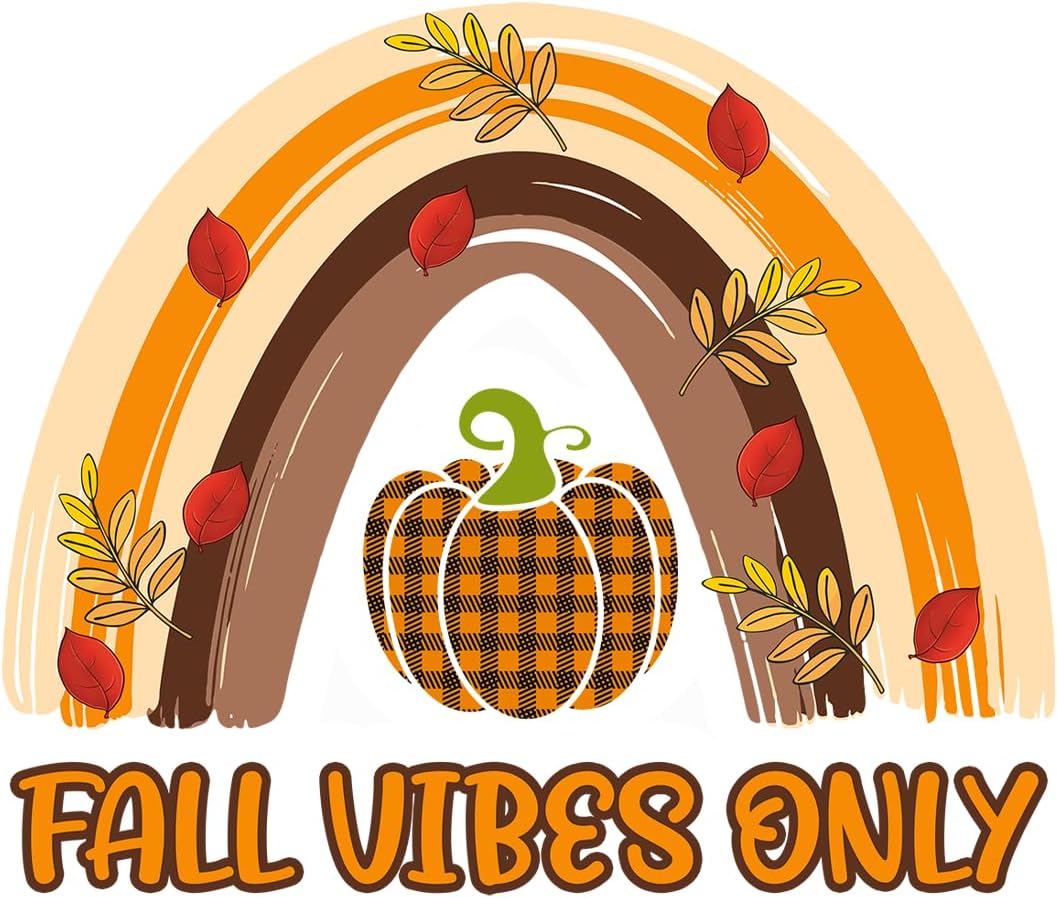 Inspirational Quote Fall Vibes Only Motivational Sticker Vinyl Decal Motivation Stickers- 5" Vinyl Sticker Waterproof