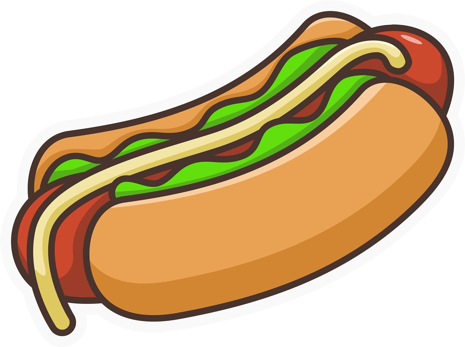 Inspirational Quote Hotdog Sandwich Motivational Sticker Vinyl Decal Motivation Stickers- 5" Vinyl Sticker Waterproof