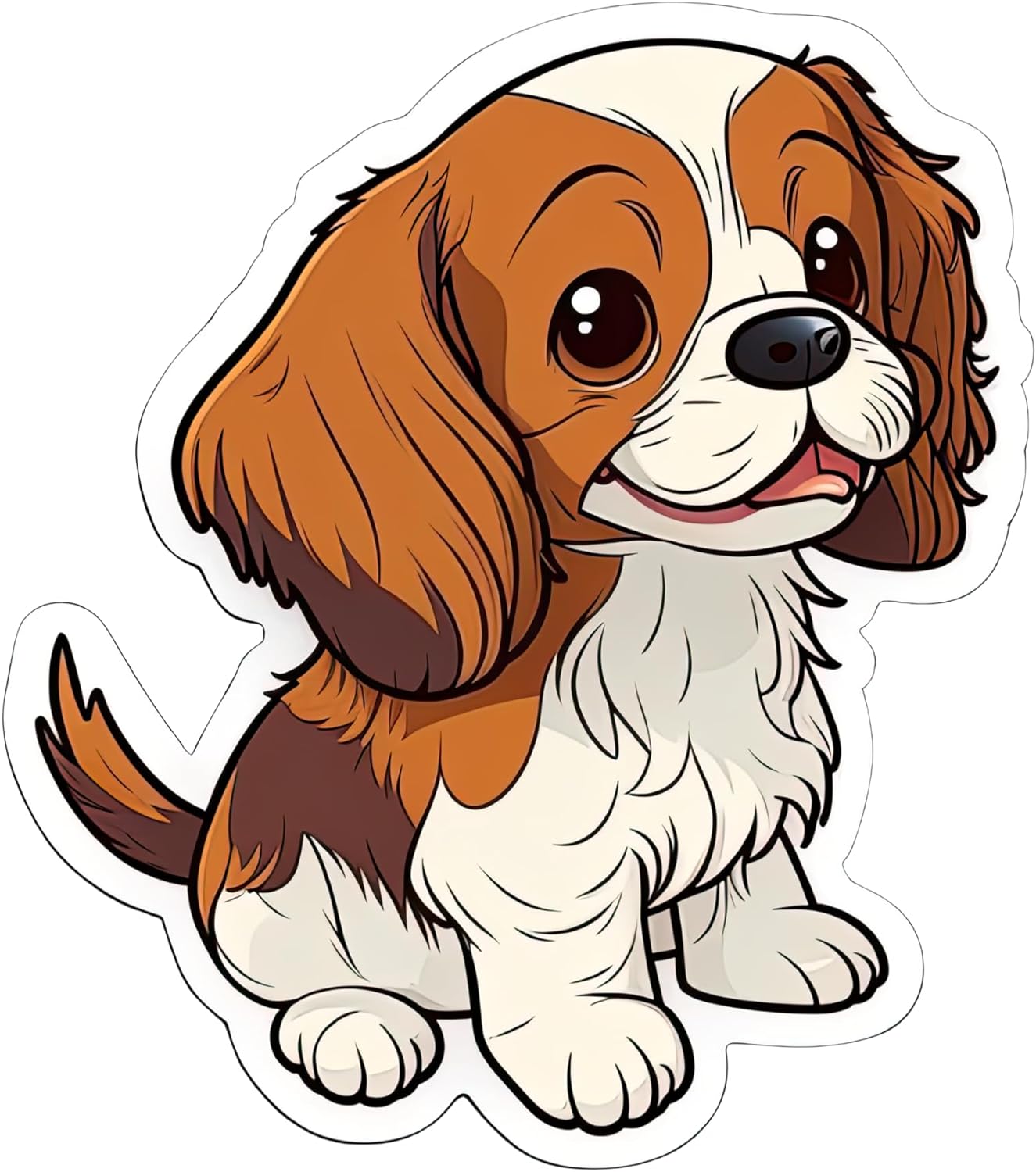 Inspirational Quote "Smily Dog Sticker" Motivational Sticker Vinyl Decal Motivation Stickers- 5" Vinyl Sticker Waterproof