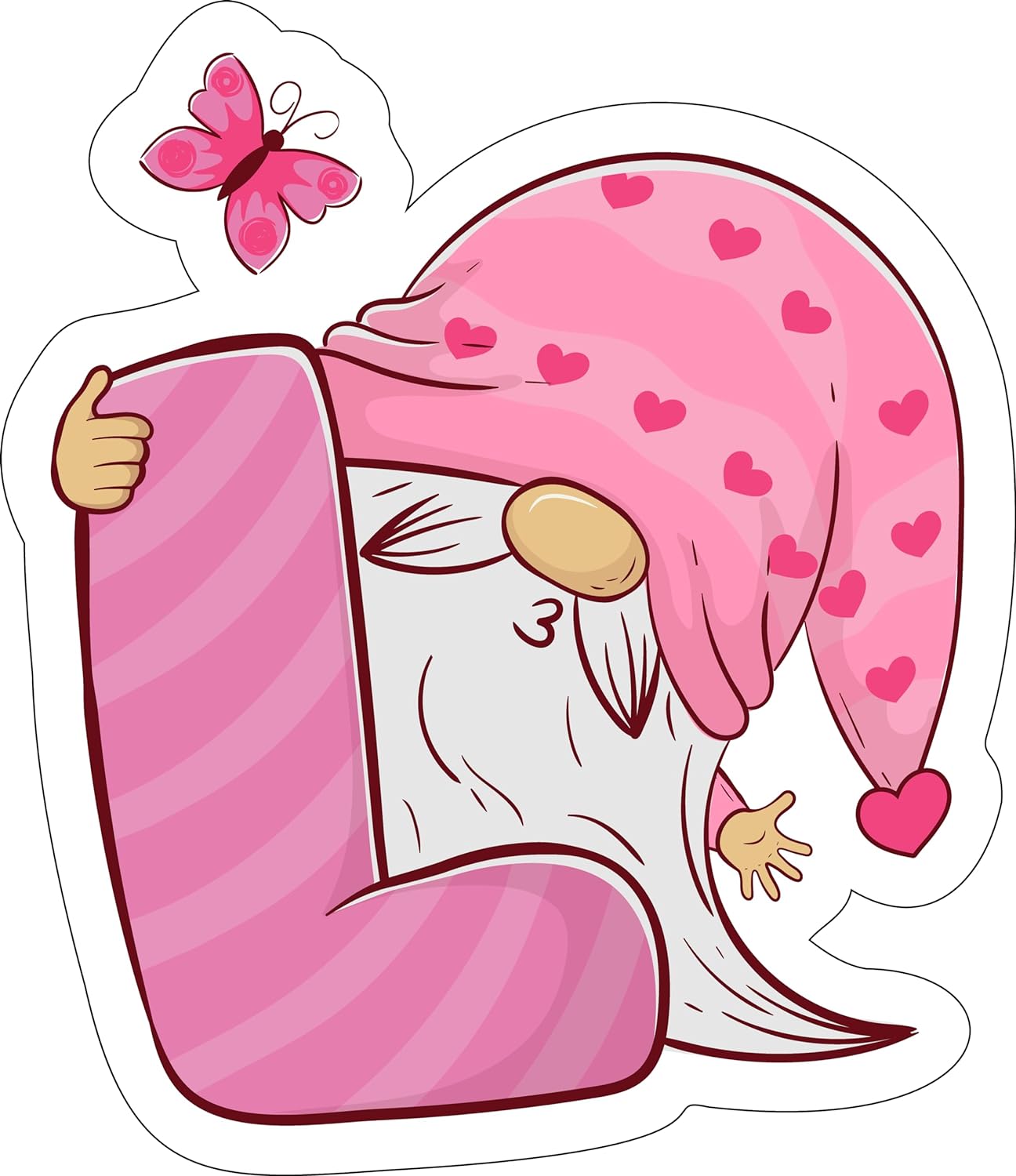 Inspirational Quote L Letter with Butterfly Motivational Sticker Vinyl Decal Motivation Stickers- 5" Vinyl Sticker Waterproof