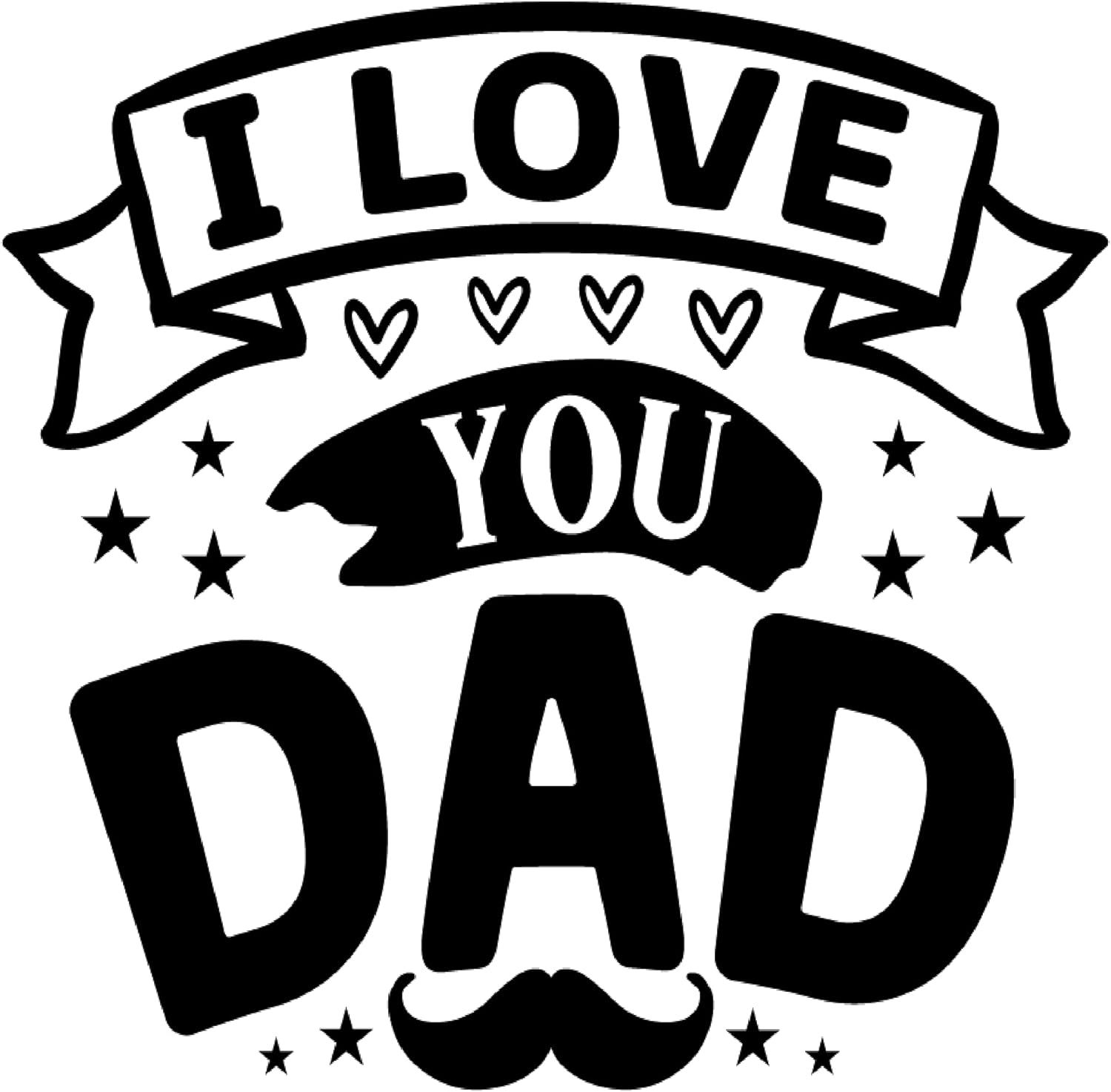 Inspirational Quote "All You Need is Love and Your Family, Sticker" Motivational Sticker Vinyl Decal Motivation Stickers- 5" Vinyl Sticker Waterproof