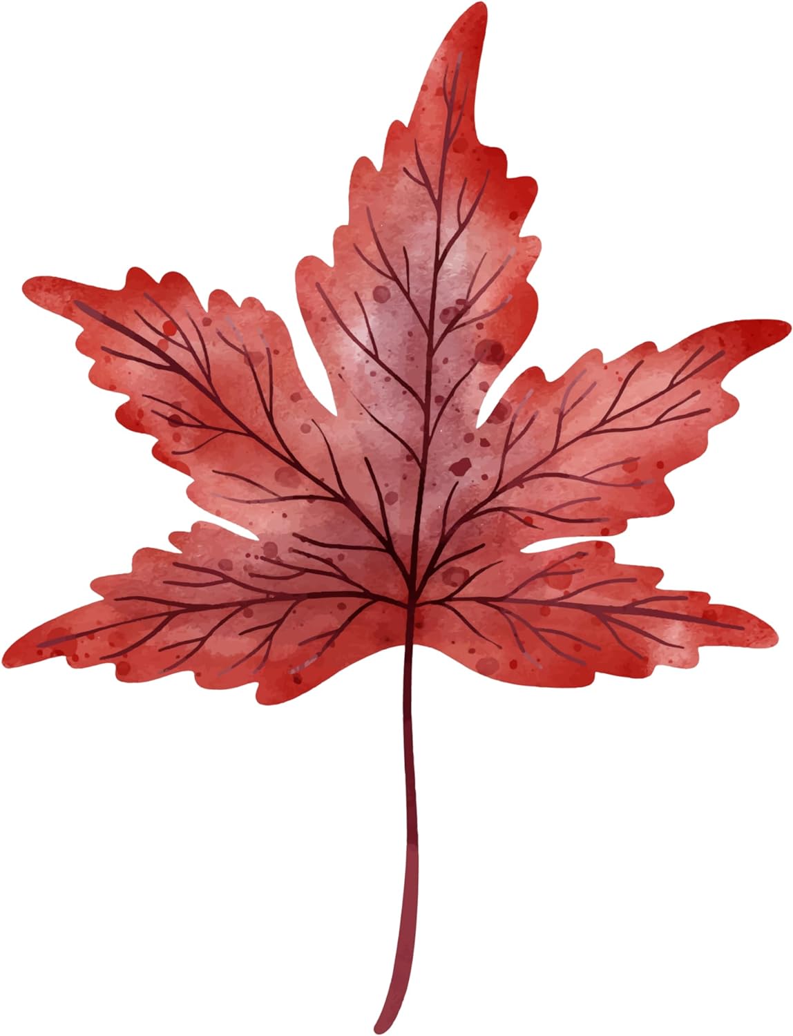 Inspirational Quote Redish Maple Leaf Motivational Sticker Vinyl Decal Motivation Stickers- 5" Vinyl Sticker Waterproof