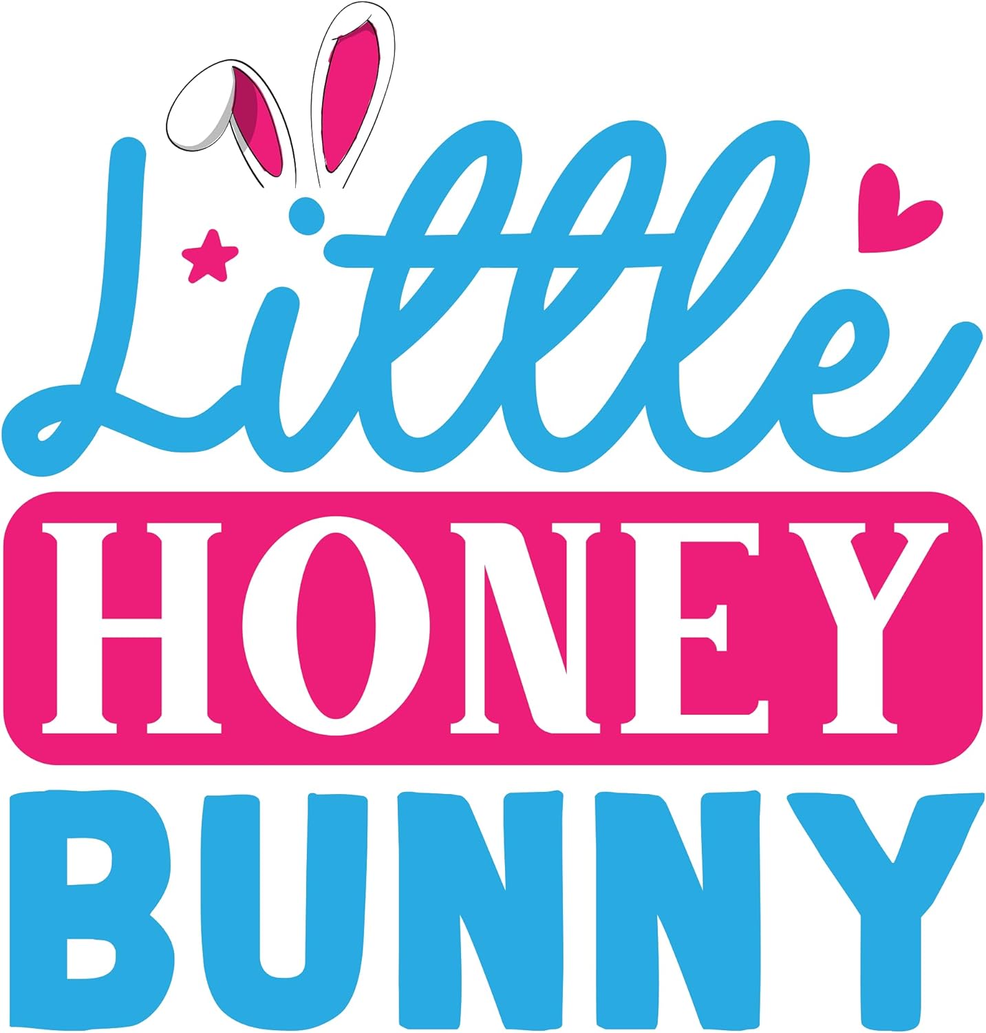 Inspirational Quote "Little Honey Bunny" Motivational Sticker Vinyl Decal Motivation Stickers- 5" Vinyl Sticker Waterproof