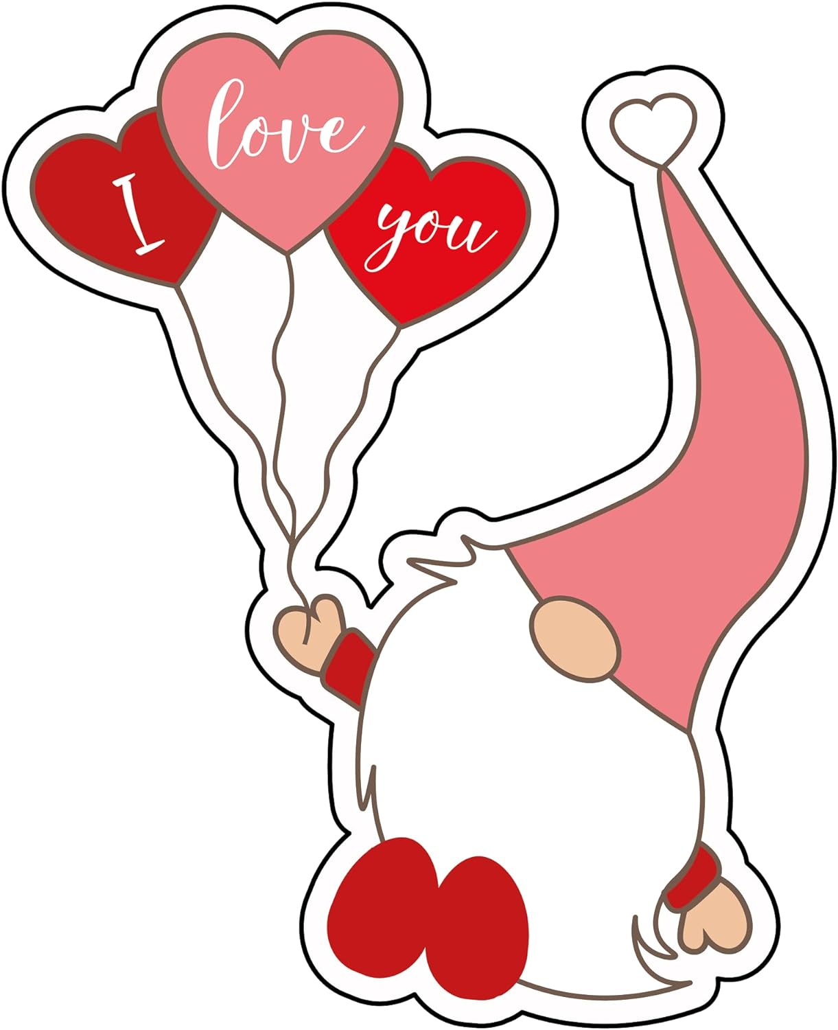 Inspirational Quote I Love You Motivational Sticker Vinyl Decal Motivation Stickers- 5" Vinyl Sticker Waterproof