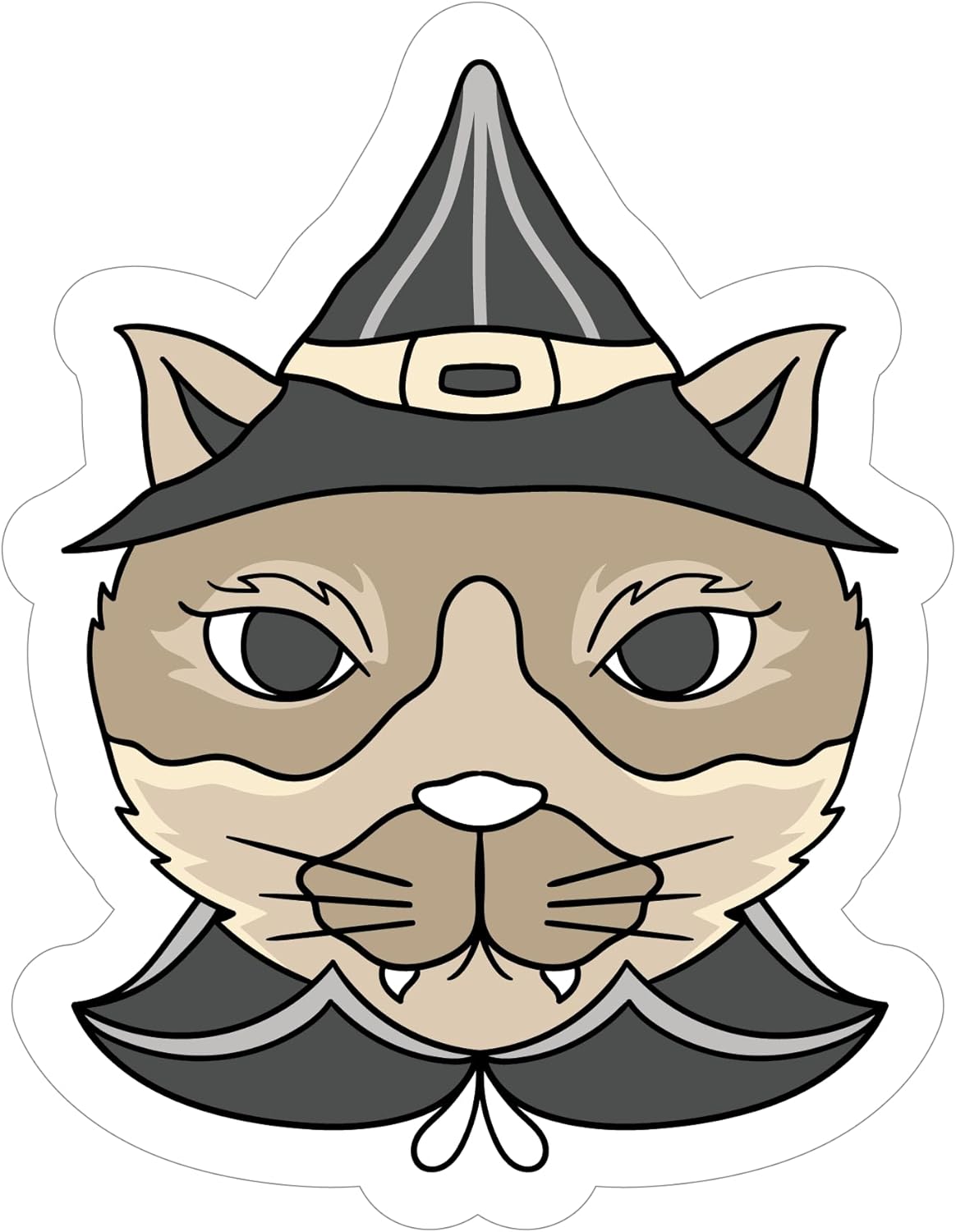 Inspirational Quote Halloween Cat Motivational Sticker Vinyl Decal Motivation Stickers- 5" Vinyl Sticker Waterproof