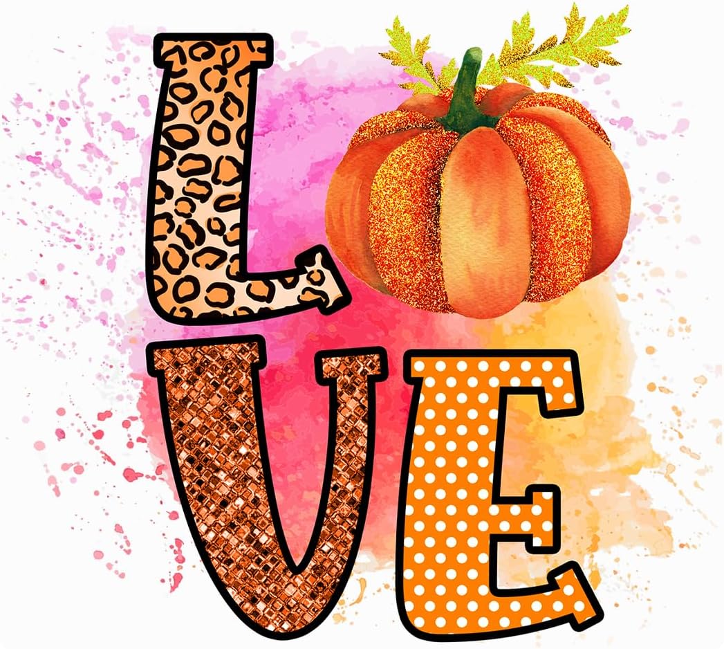 Inspirational Quote Pumpkin Love Motivational Sticker Vinyl Decal Motivation Stickers- 5" Vinyl Sticker Waterproof