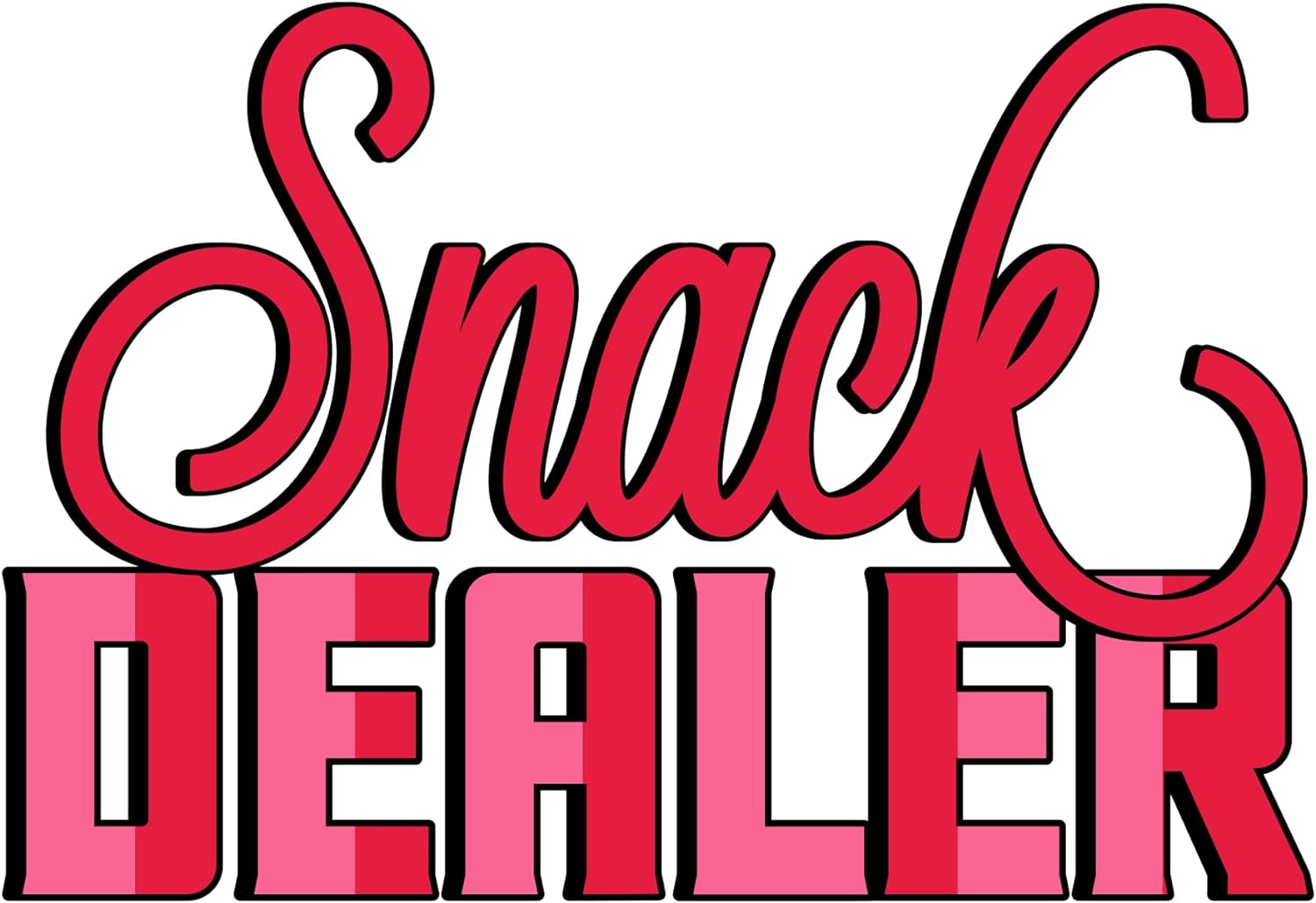 Inspirational Quote "Snack Dealer" Motivational Sticker Vinyl Decal Motivation Stickers- 5" Vinyl Sticker Waterproof