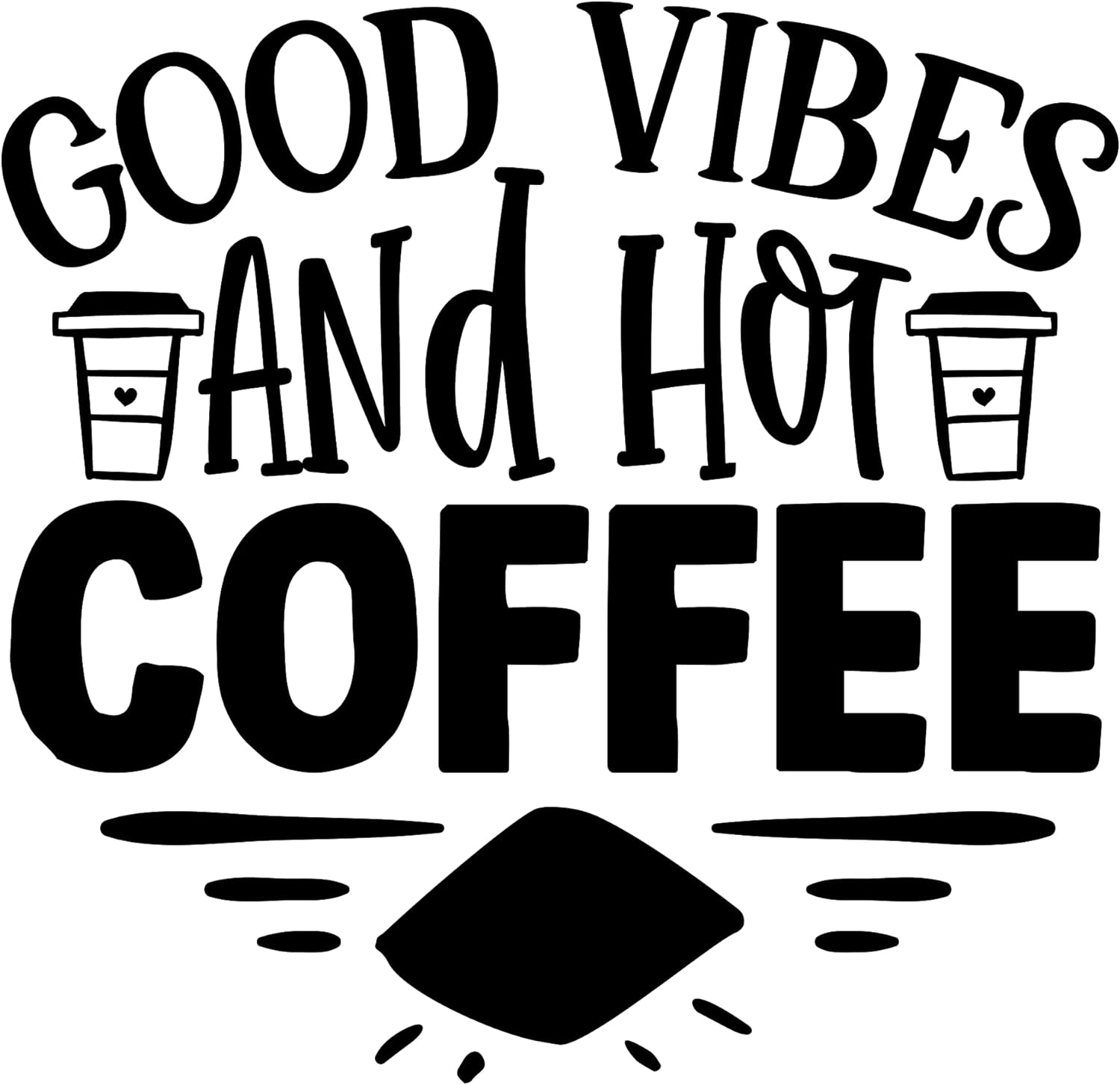 Inspirational Quote "I Drink Coffee Protection" Motivational Sticker Vinyl Decal Motivation Stickers- 5" Vinyl Sticker Waterproof