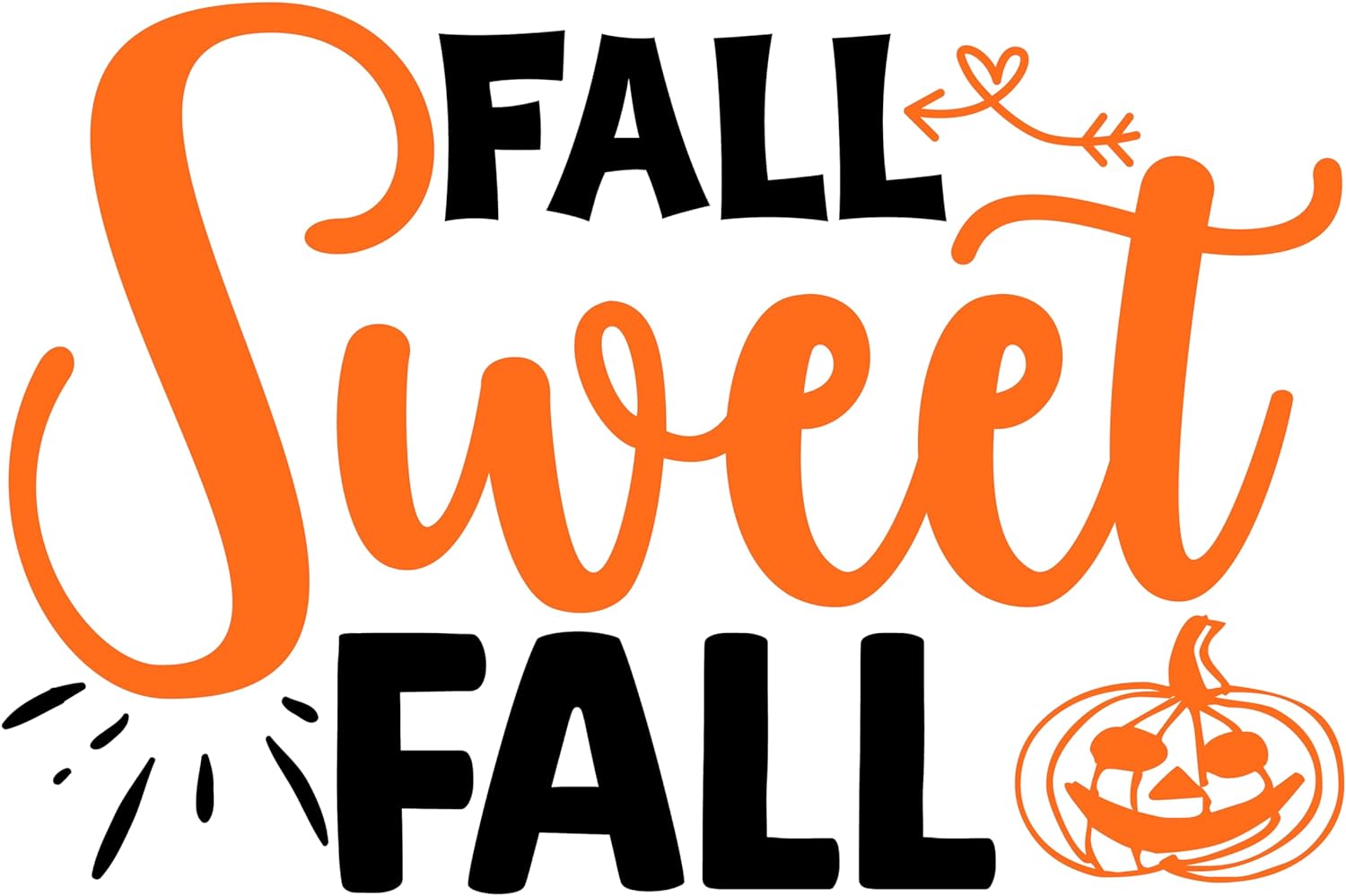 Inspirational Quote Fall Sweet Fall Great Gift Motivational Sticker Vinyl Decal Motivation Stickers- 5" Vinyl Sticker Waterproof