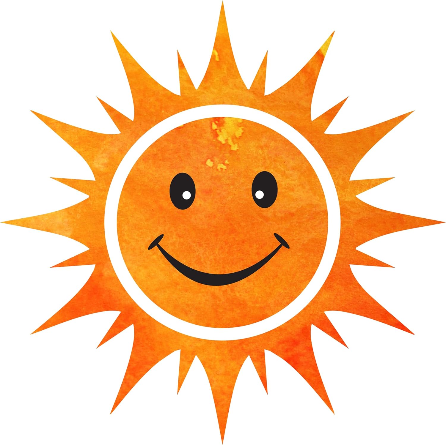 Inspirational Quote "Smily Sun Sticker" Motivational Sticker Vinyl Decal Motivation Stickers- 5" Vinyl Sticker Waterproof