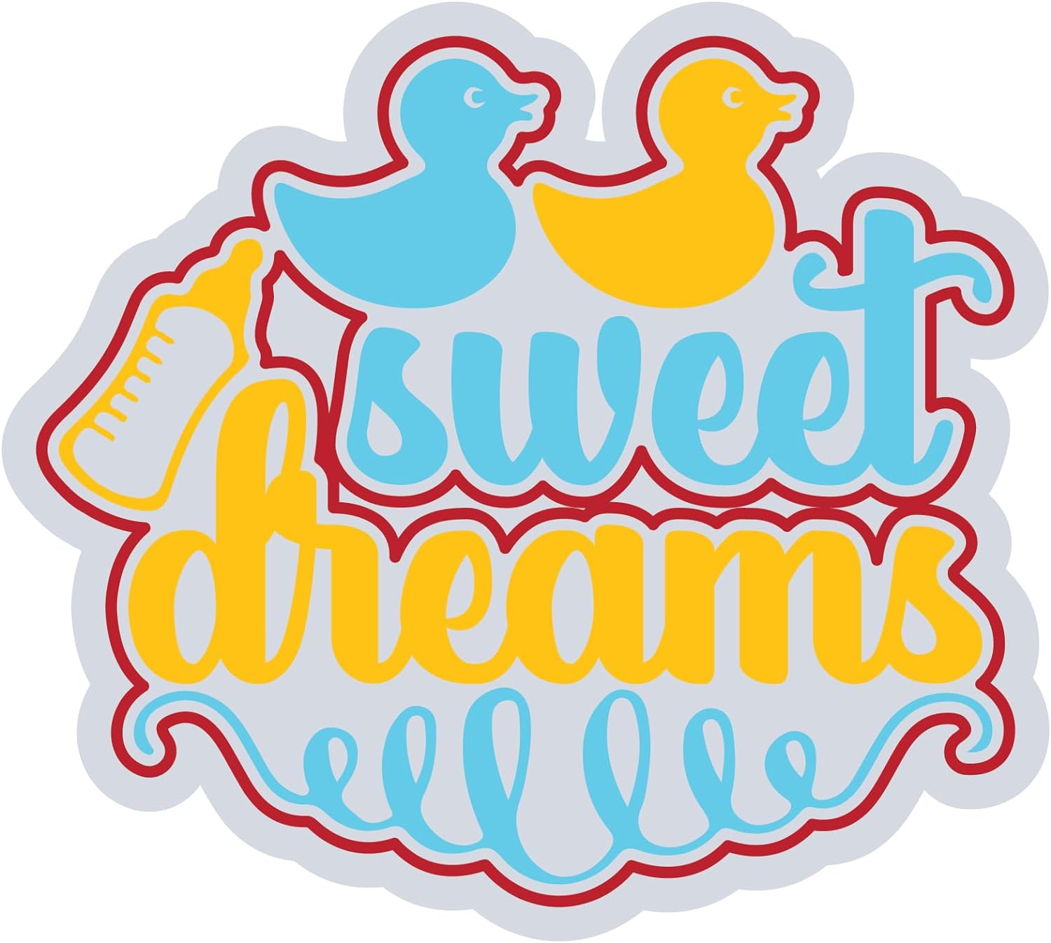Inspirational Quote Sweet Dreams Motivational Sticker Vinyl Decal Motivation Stickers- 5" Vinyl Sticker Waterproof