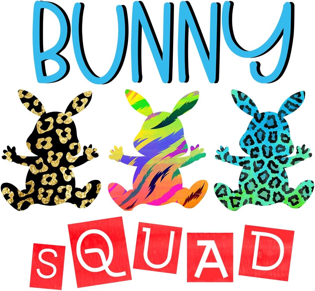 Inspirational Quote "Bunny Squad" Motivational Sticker Vinyl Decal Motivation Stickers- 5" Vinyl Sticker Waterproof